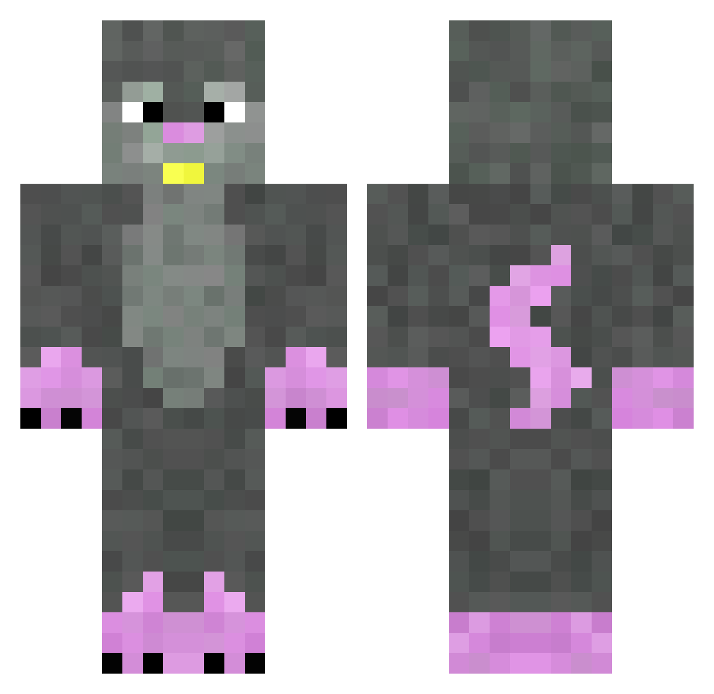 maver_7 Minecraft skin, front and back view