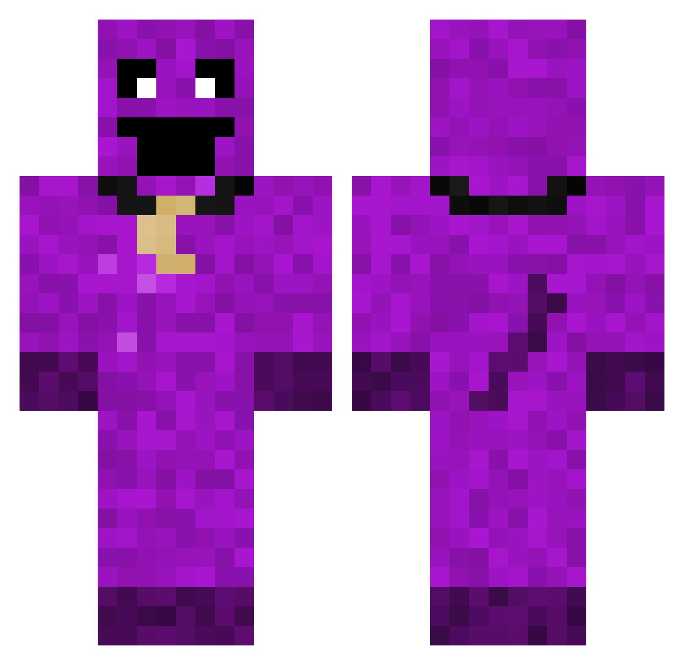 sroveja7 Minecraft skin, front and back view