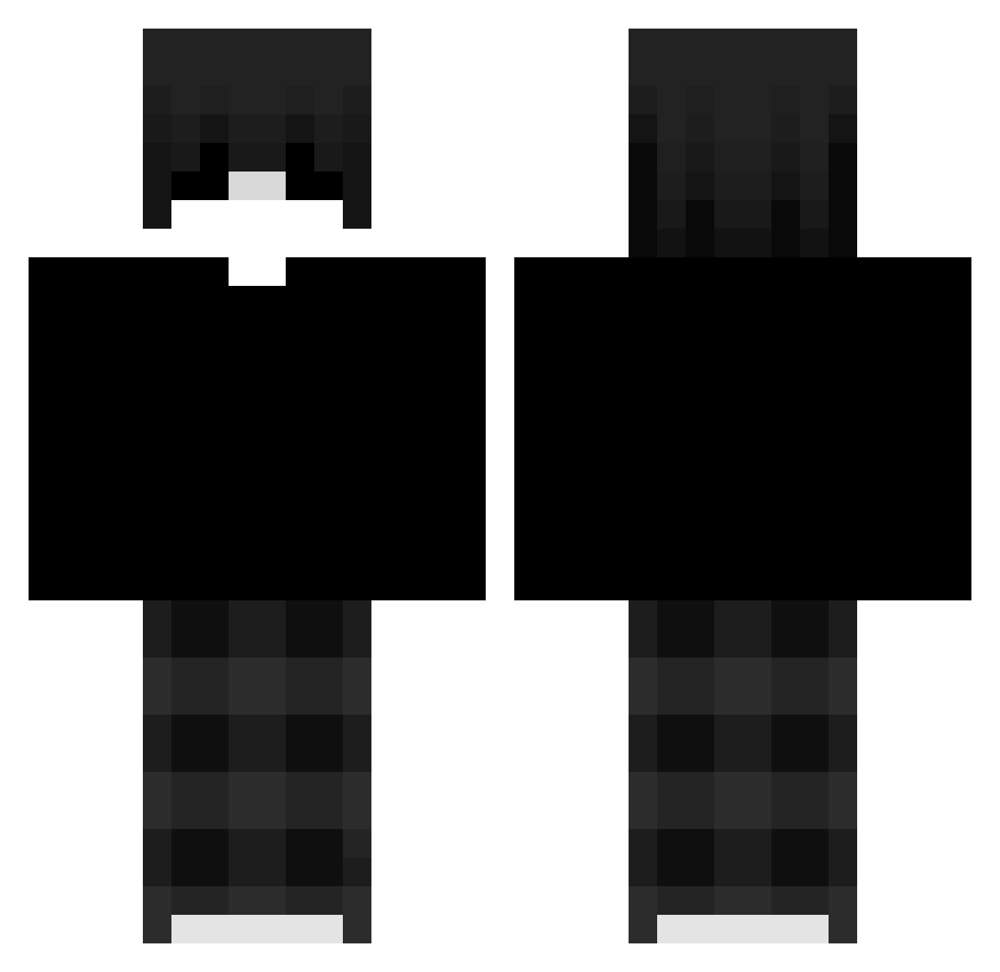 Sloopy_omer Minecraft skin, front and back view