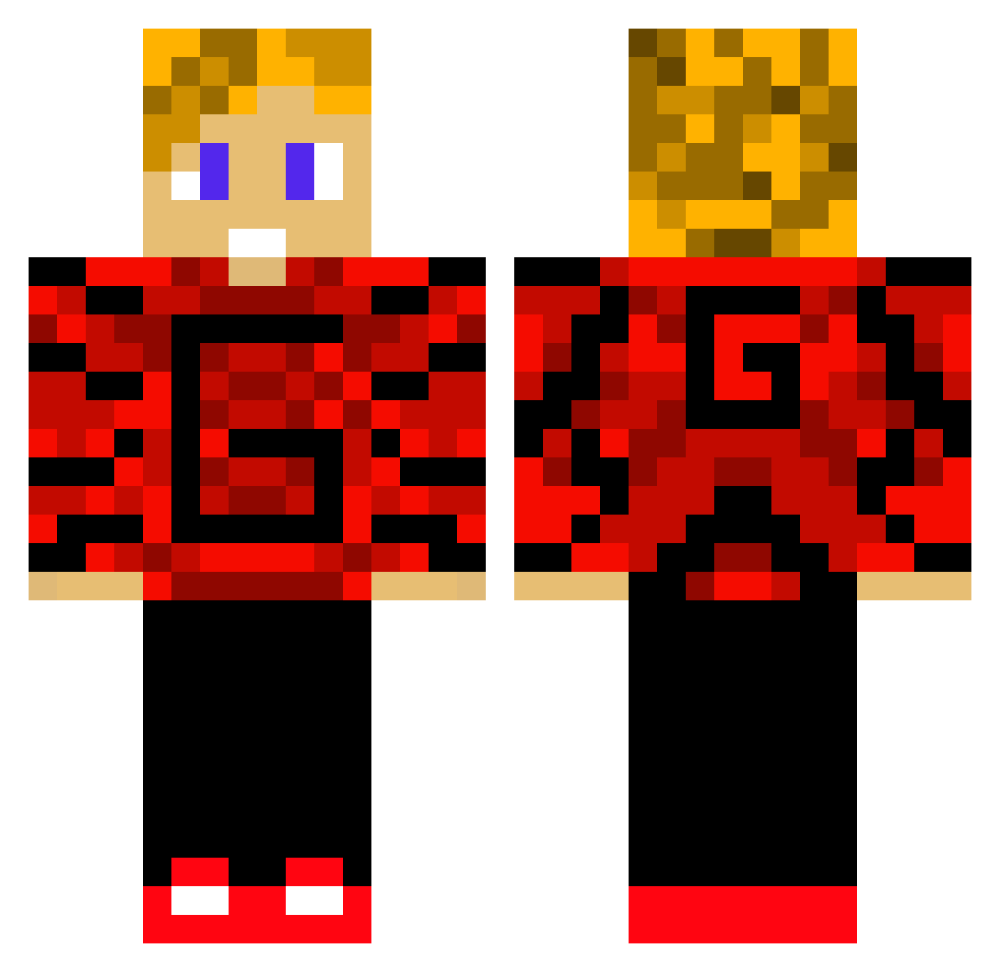 Sighted - letter g Minecraft skin
