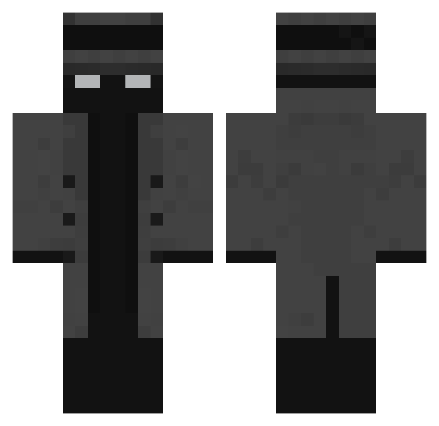 _T0Rx_ Minecraft skin, front and back view