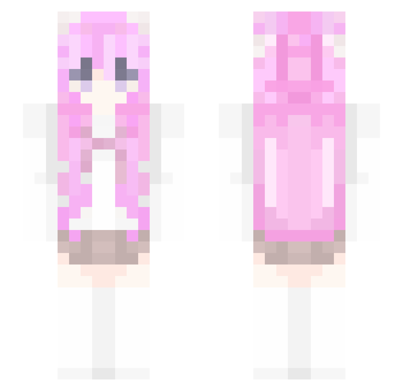 Rex1313577 Minecraft skin, front and back view