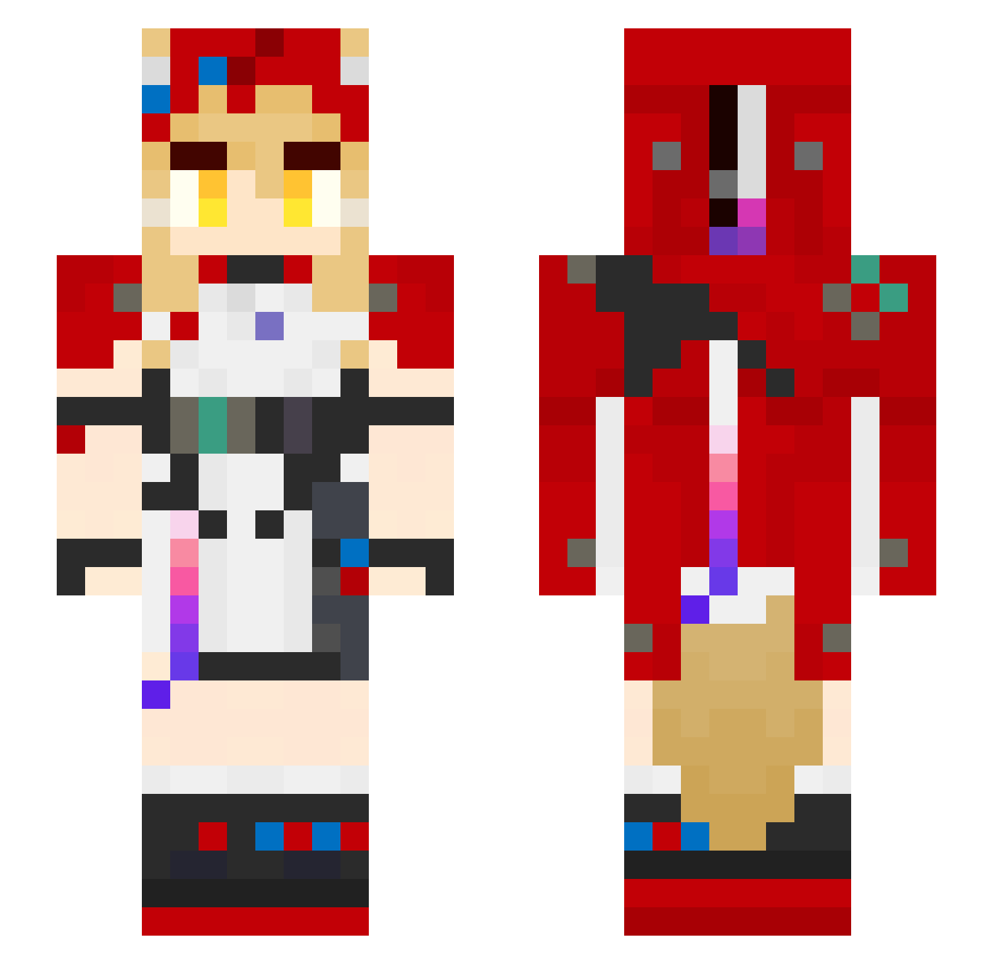 han_han1108 Minecraft skin, front and back view