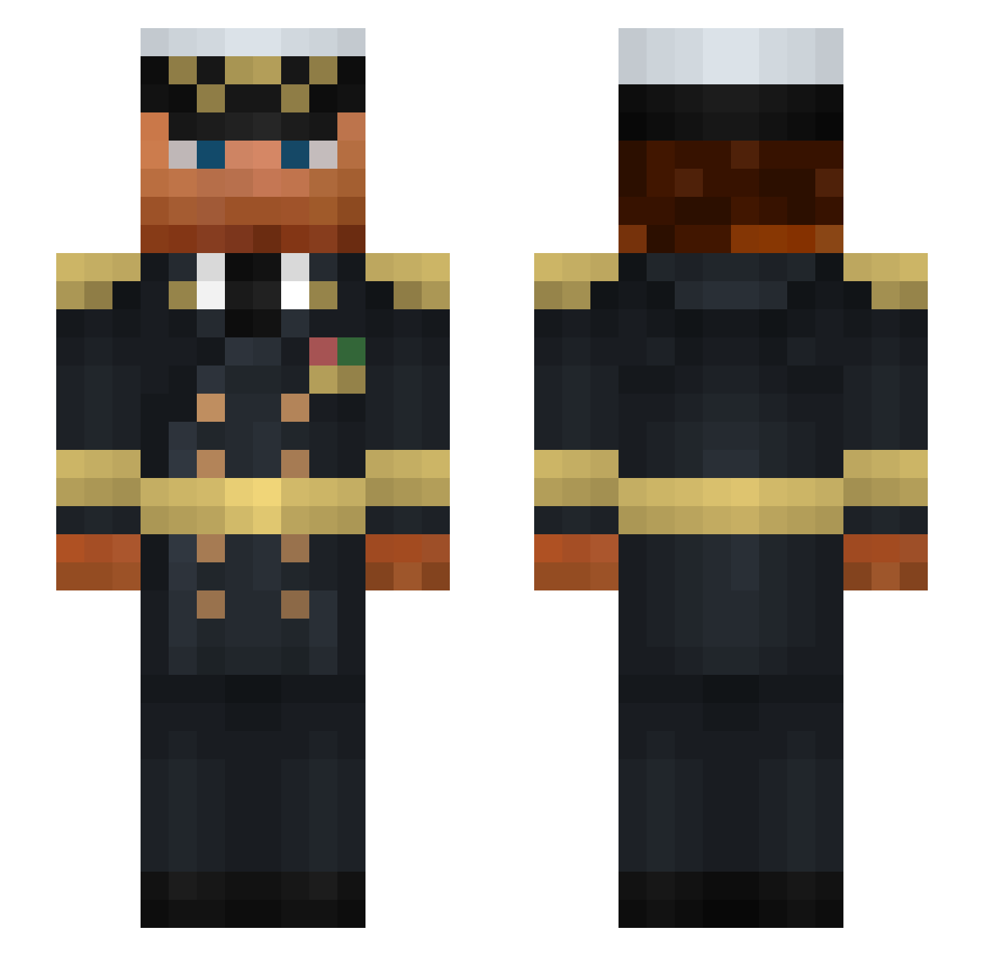 connerjmf Minecraft skin, front and back view