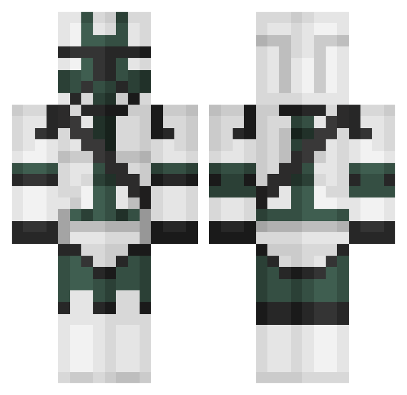 ANTON4567 Minecraft skin, front and back view