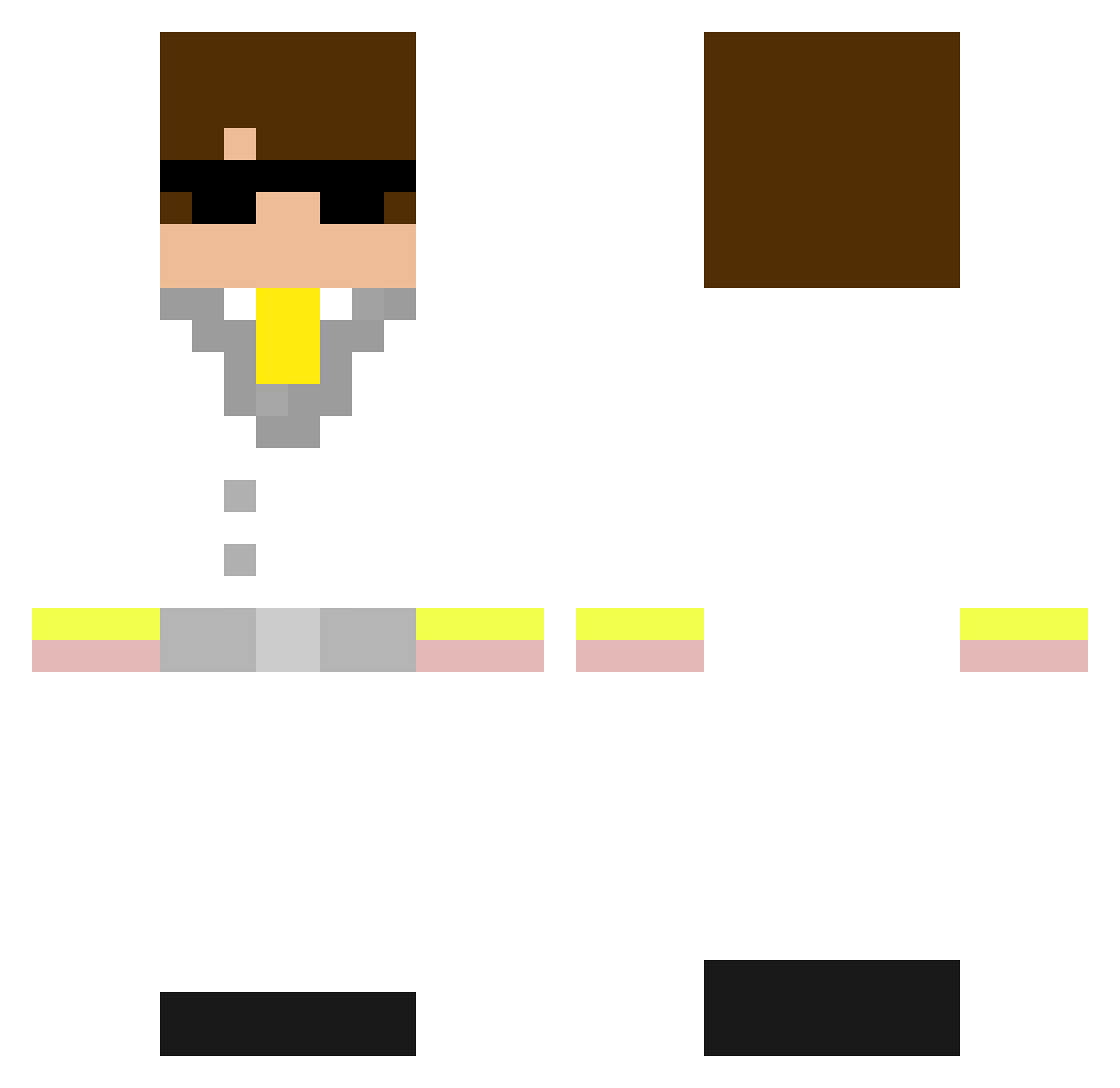 _PedroHN_ Minecraft skin, front and back view