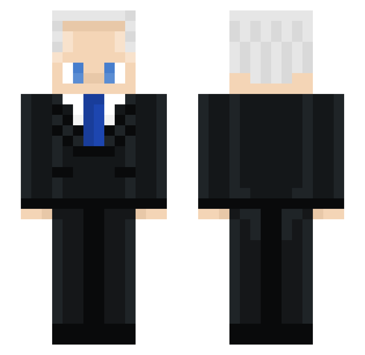 Gjuus_ Minecraft skin, front and back view