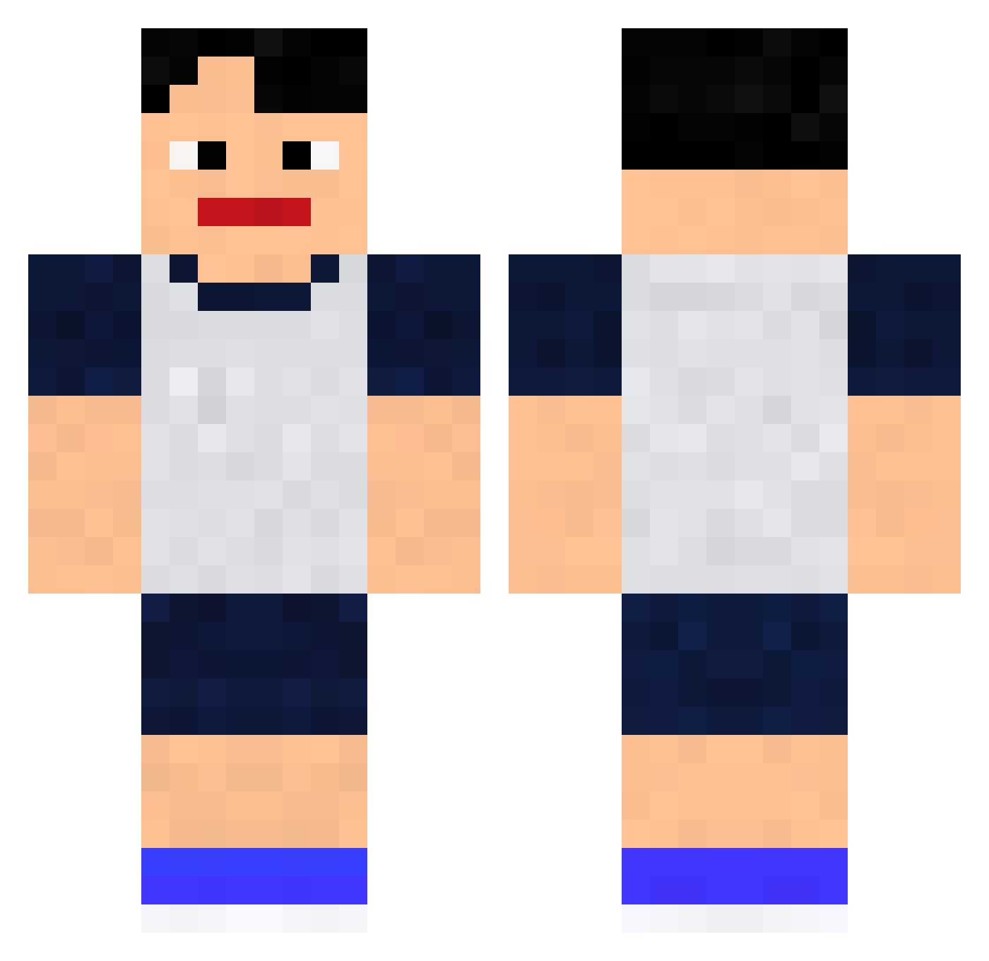 kart10000jun Minecraft skin, front and back view