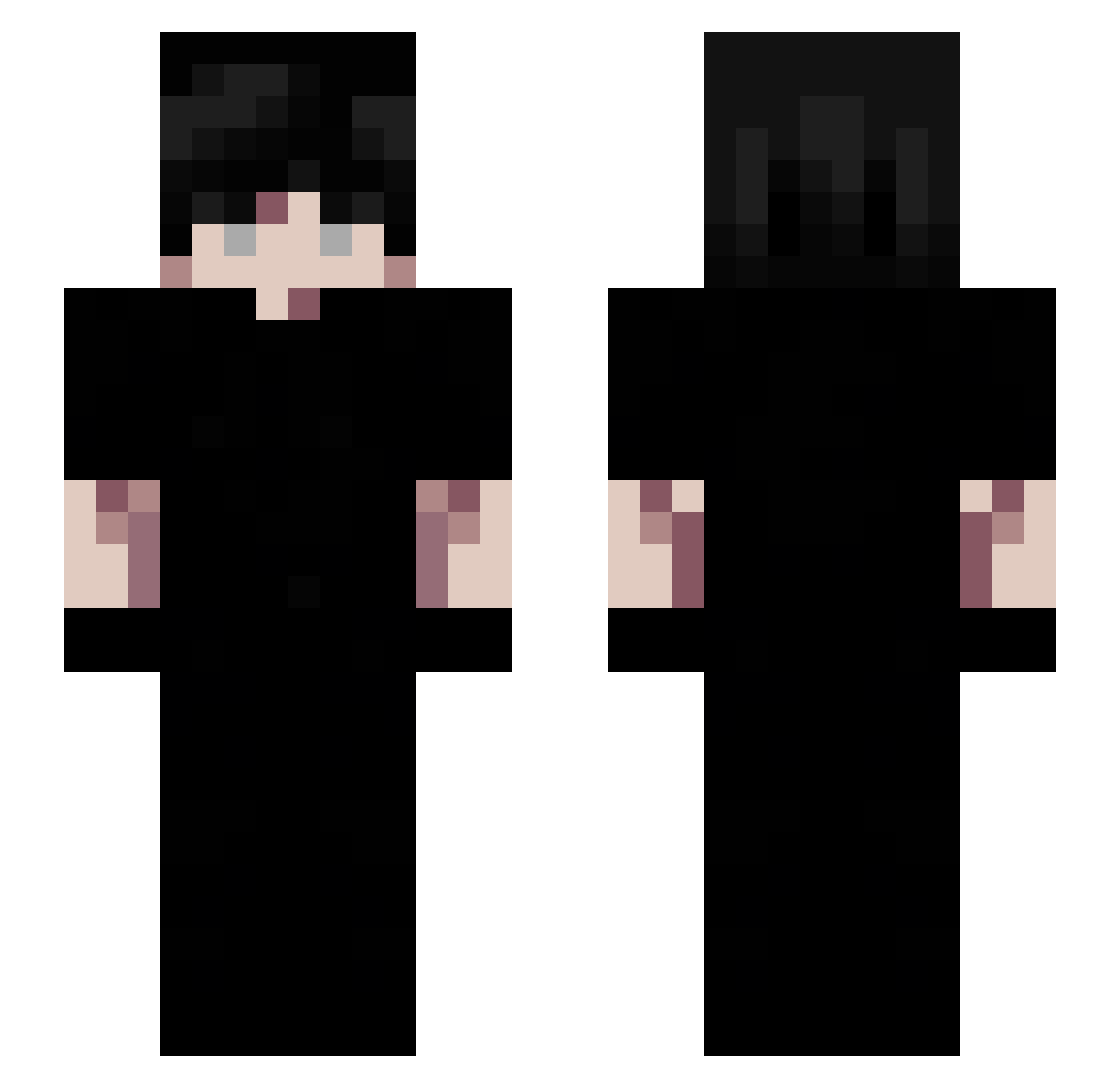STEADYSCORERS Minecraft skin, front and back view