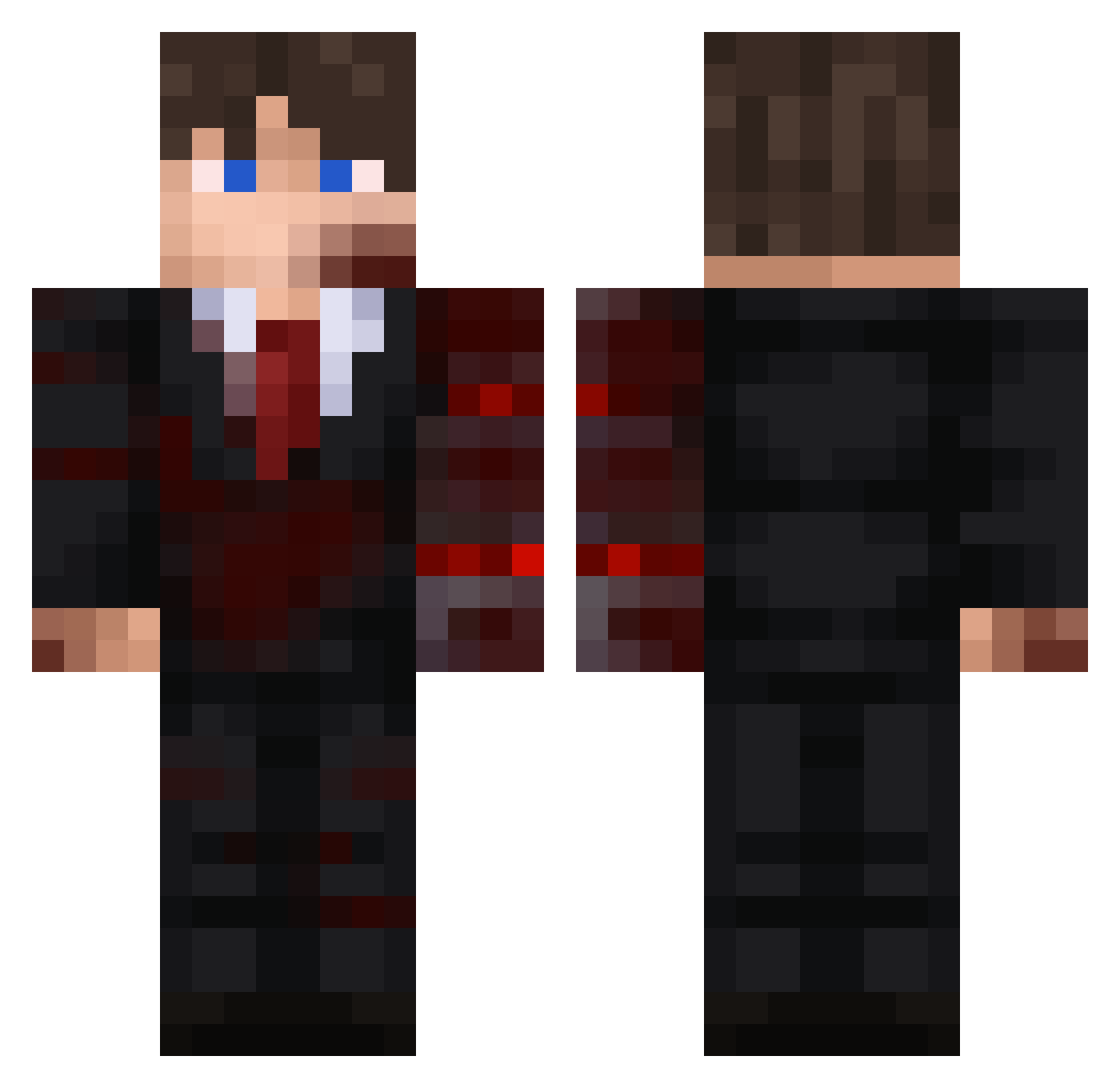 Reda9903892 Minecraft skin, front and back view