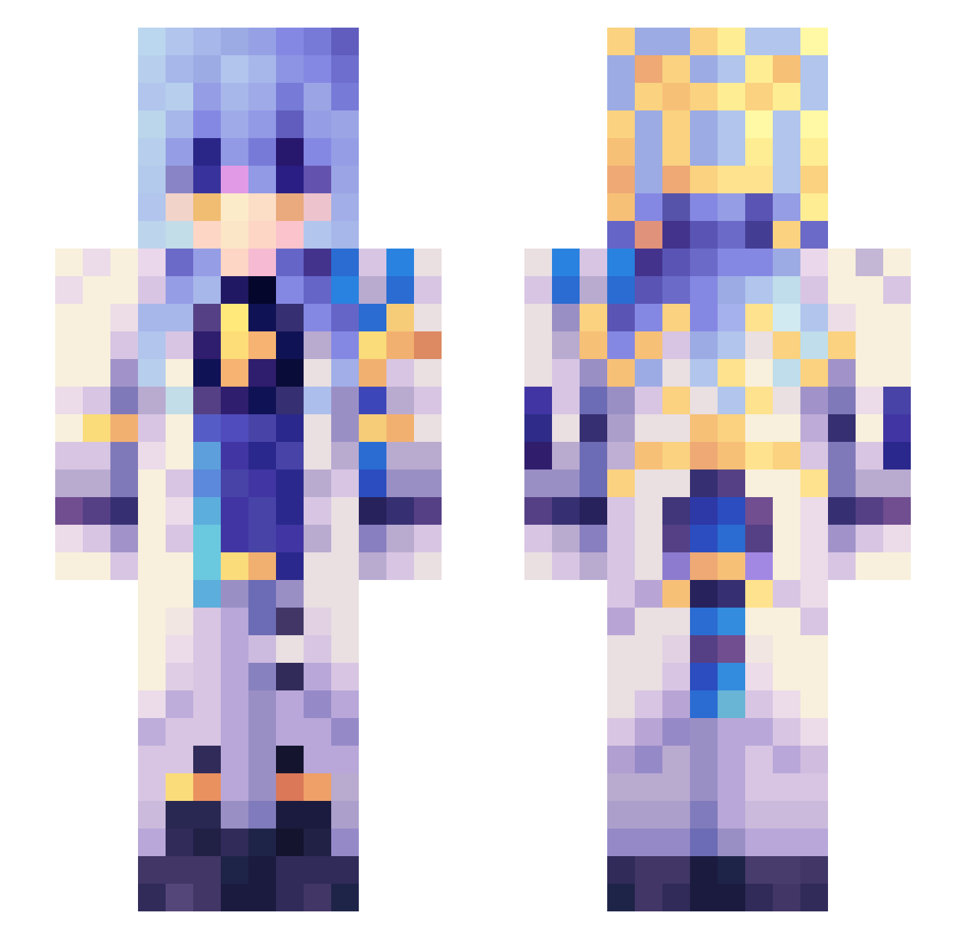_VANTA_ Minecraft skin, front and back view