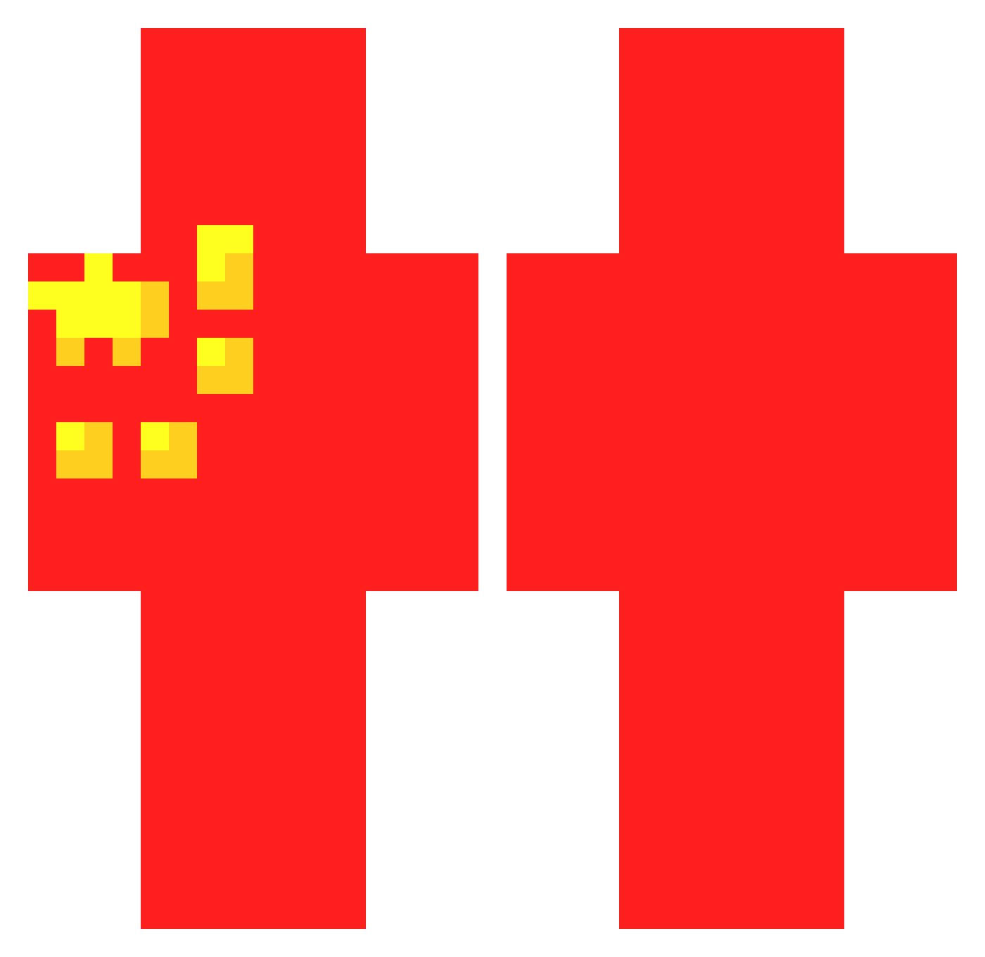 poptart_enjoyer Minecraft skin, front and back view