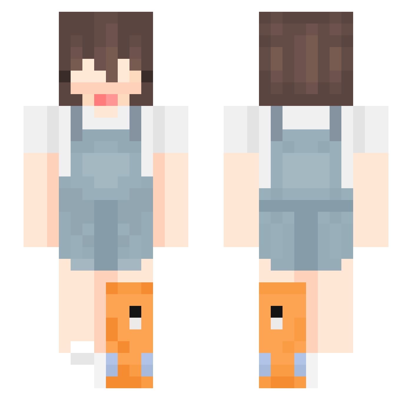 s_mmrs Minecraft skin, front and back view