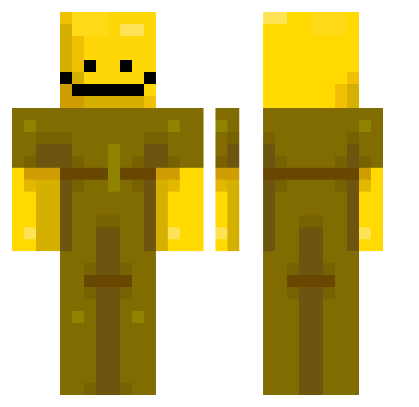 Kop__ Minecraft skin, front and back view
