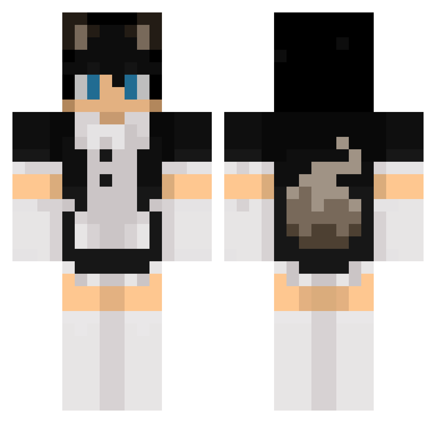 arg4656 Minecraft skin, front and back view