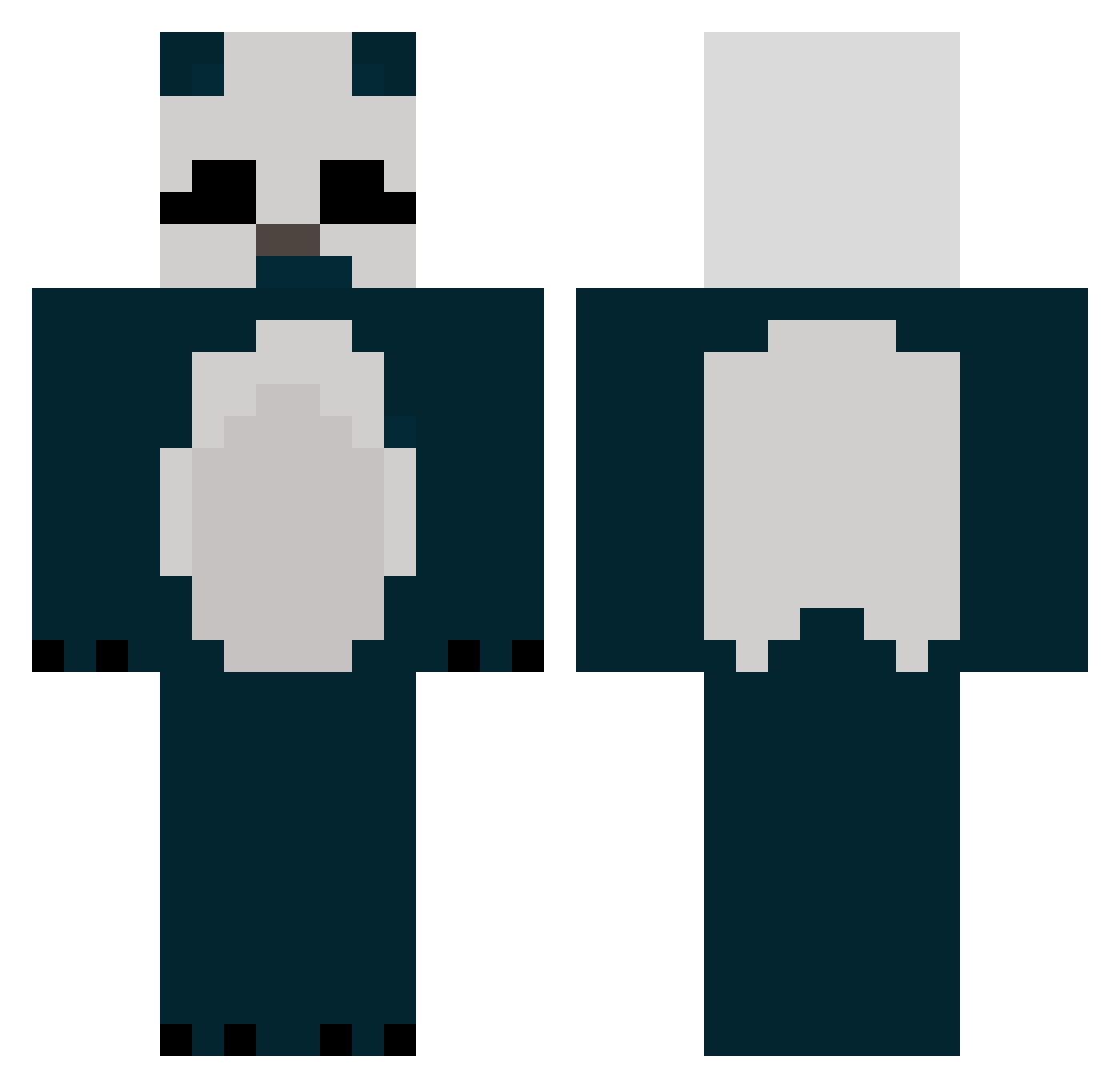 MrFerrari1111 Minecraft skin, front and back view