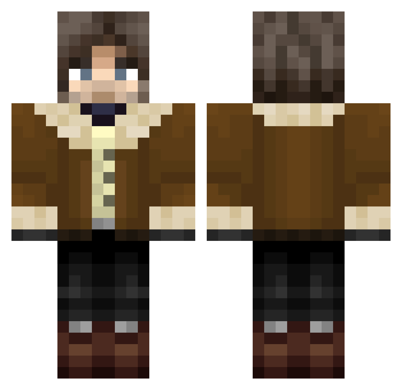 AAAAmbrosial Minecraft skin, front and back view