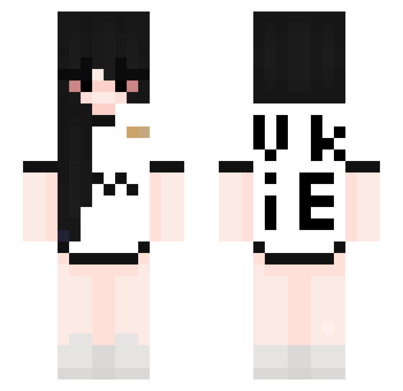 zyrex41 Minecraft skin, front and back view