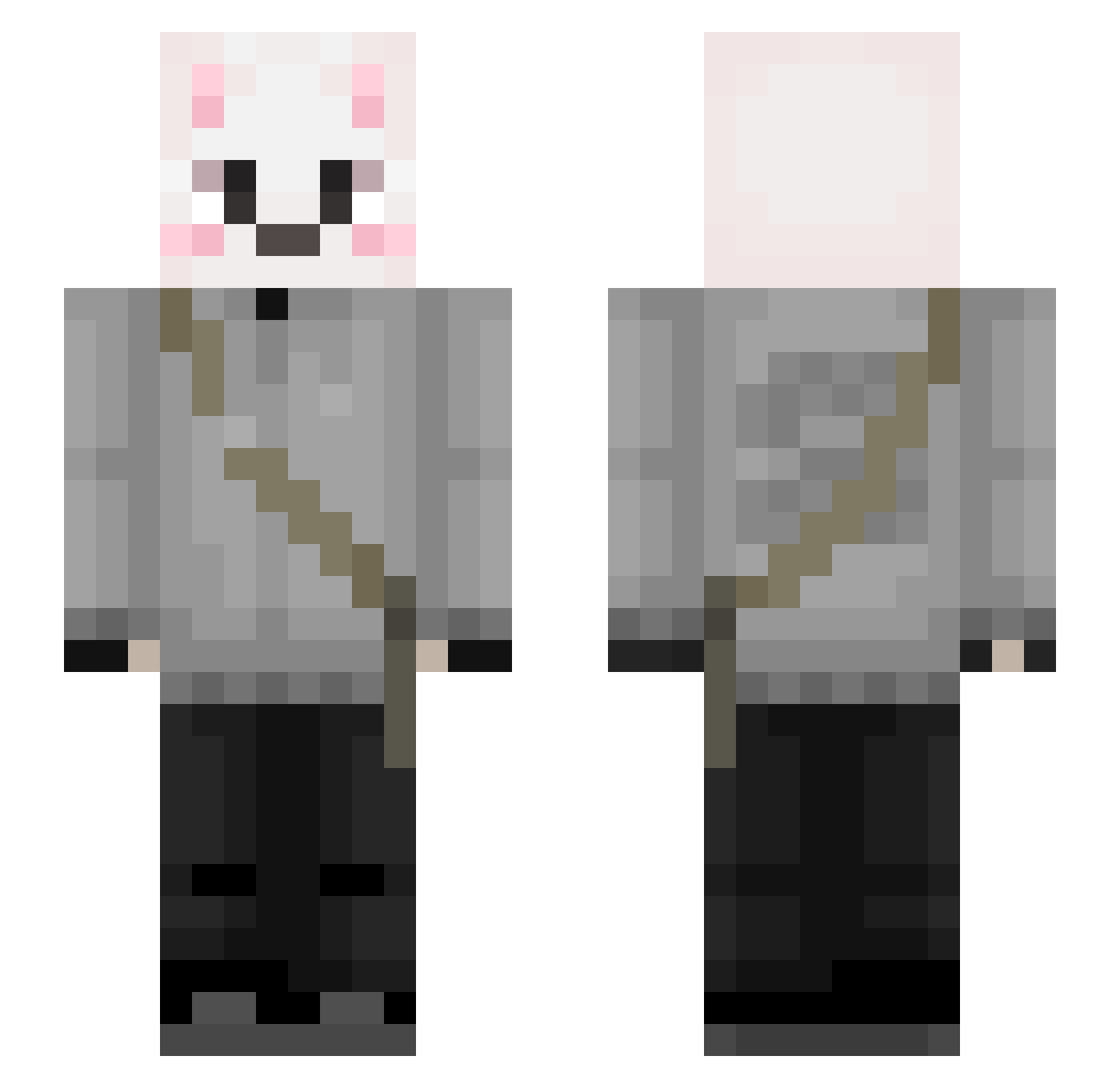 tacobudyn Minecraft skin, front and back view