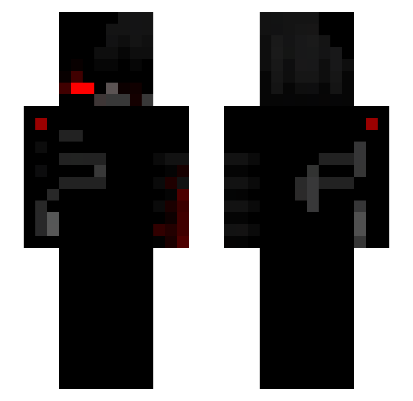 VenekoRappis Minecraft skin, front and back view
