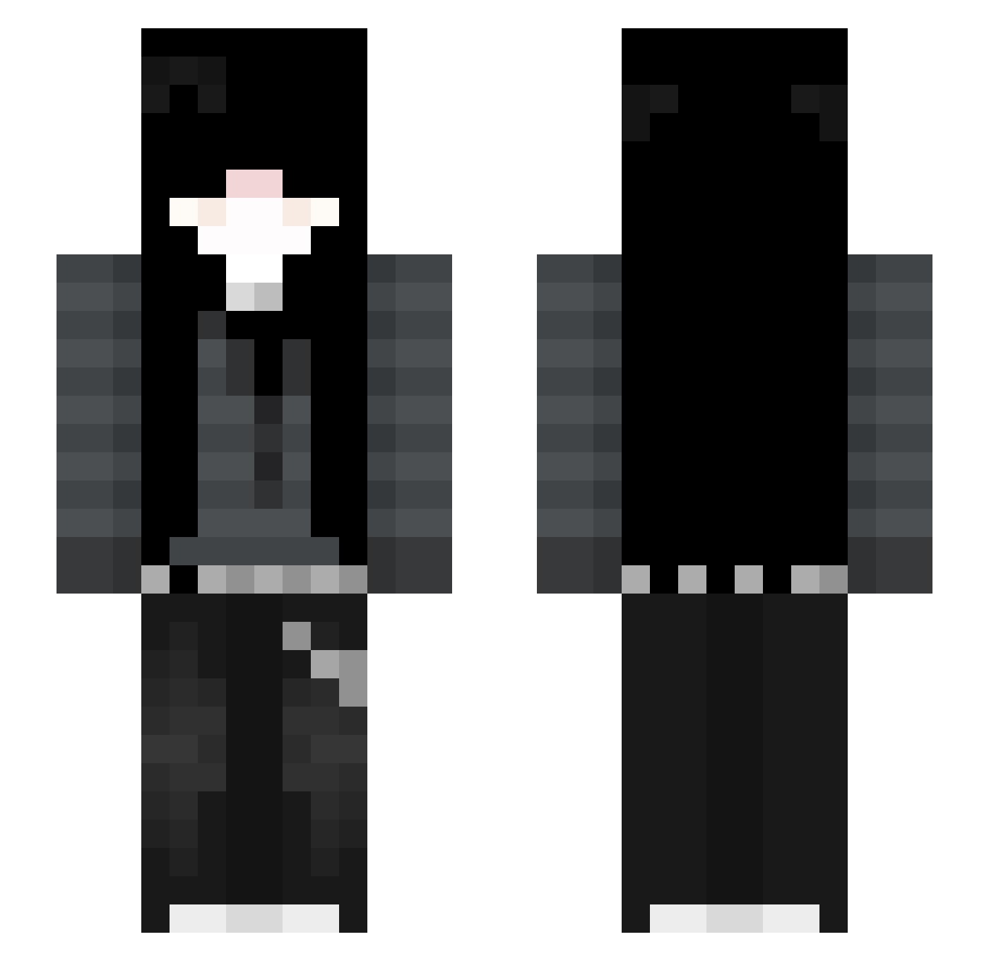 imamunch123 Minecraft skin, front and back view