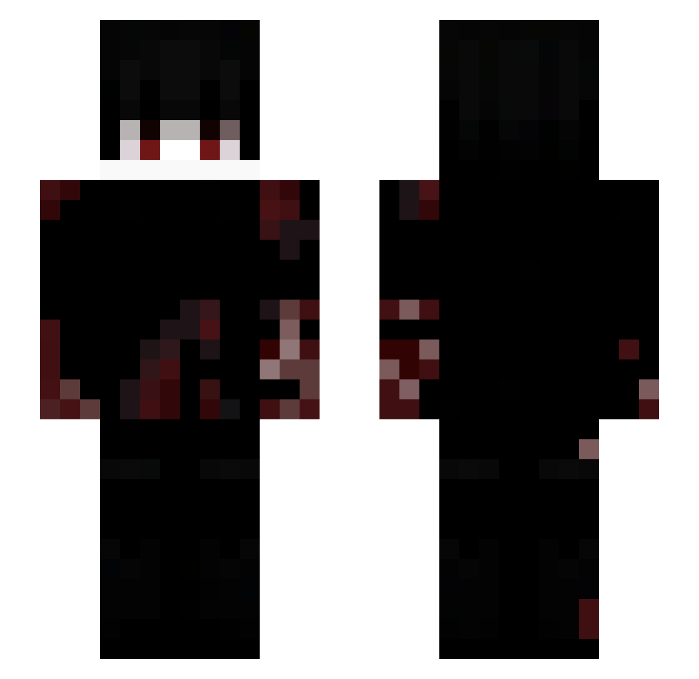 statifyy Minecraft skin, front and back view