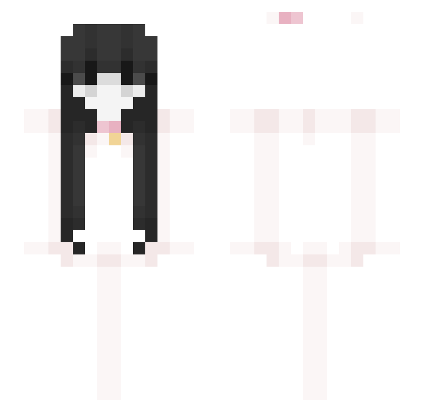 s00mi Minecraft skin, front and back view