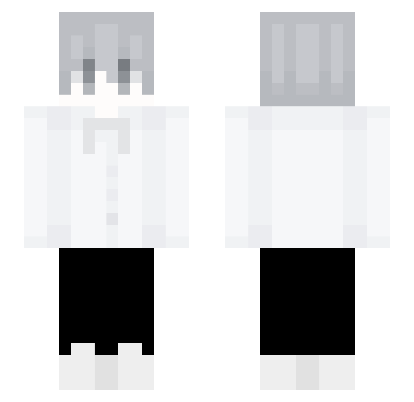 Auditore_Ezio Minecraft skin, front and back view