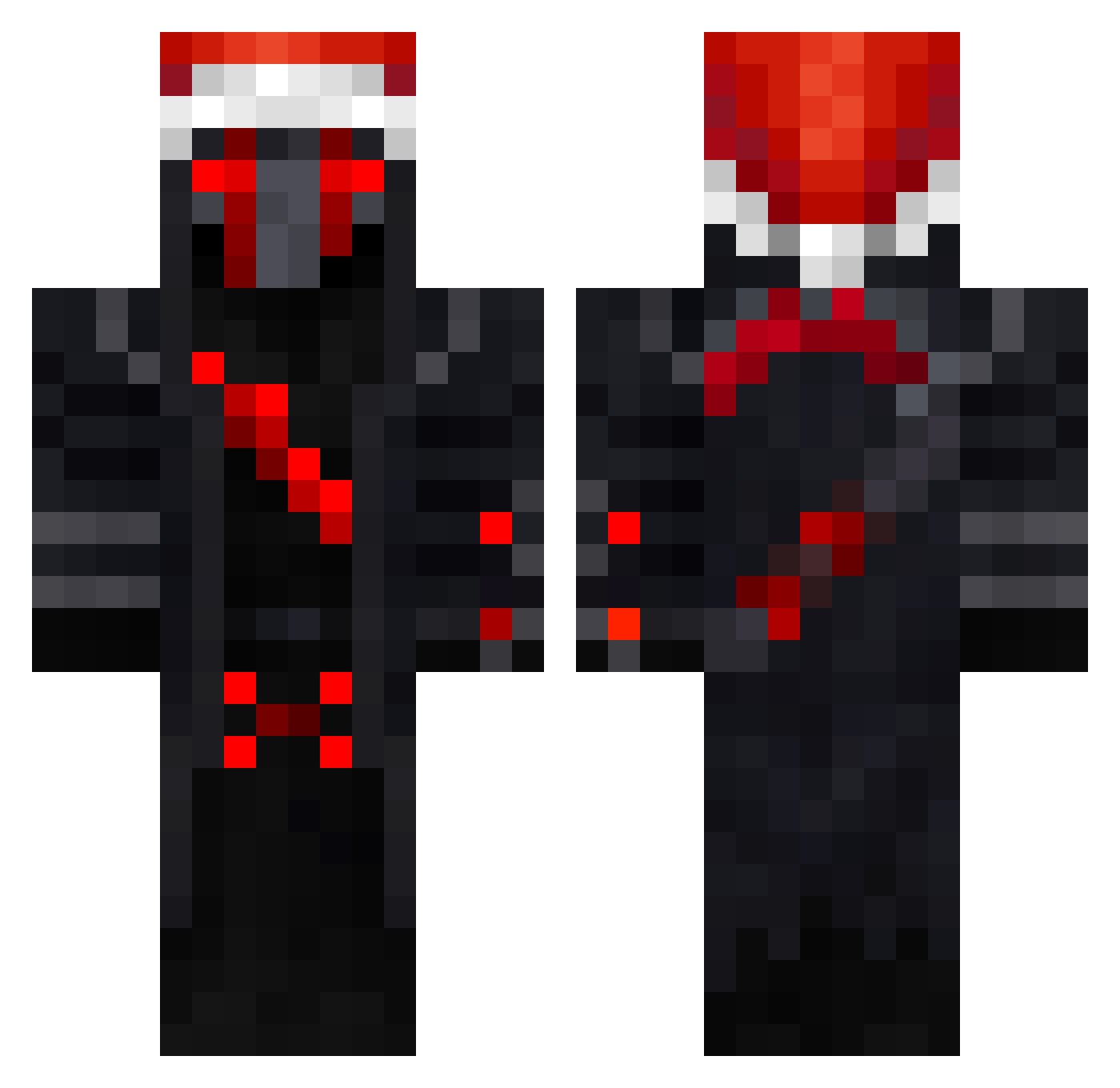 _n7l Minecraft skin, front and back view