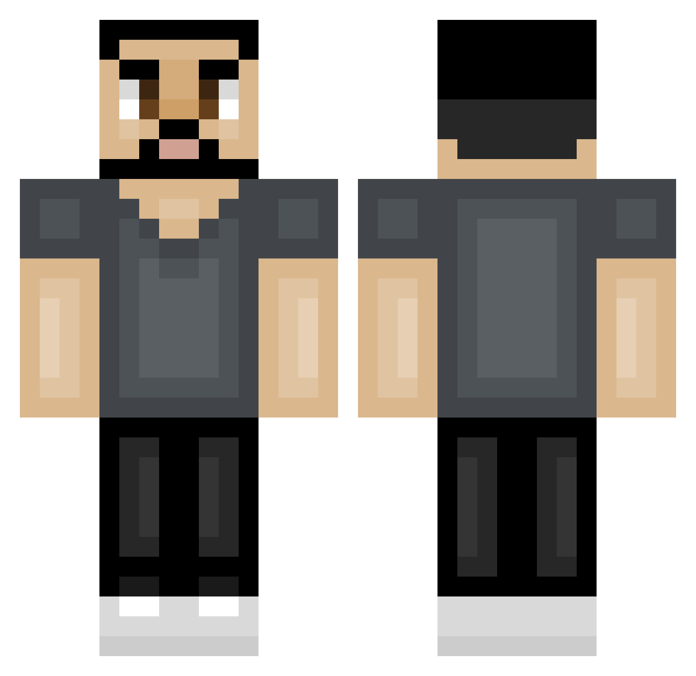 wh0s_peia Minecraft skin, front and back view