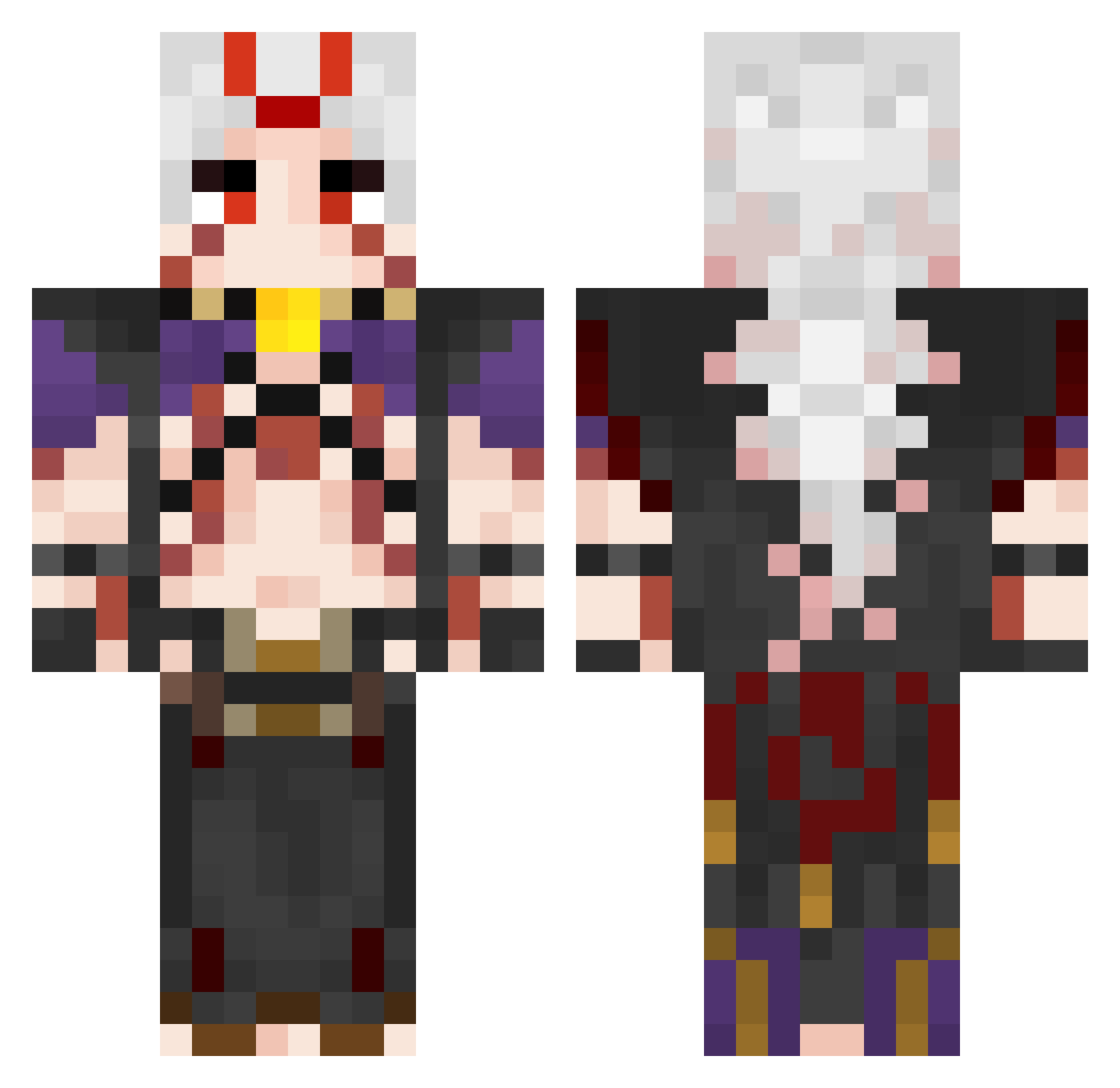 yekcimoR_hi Minecraft skin, front and back view