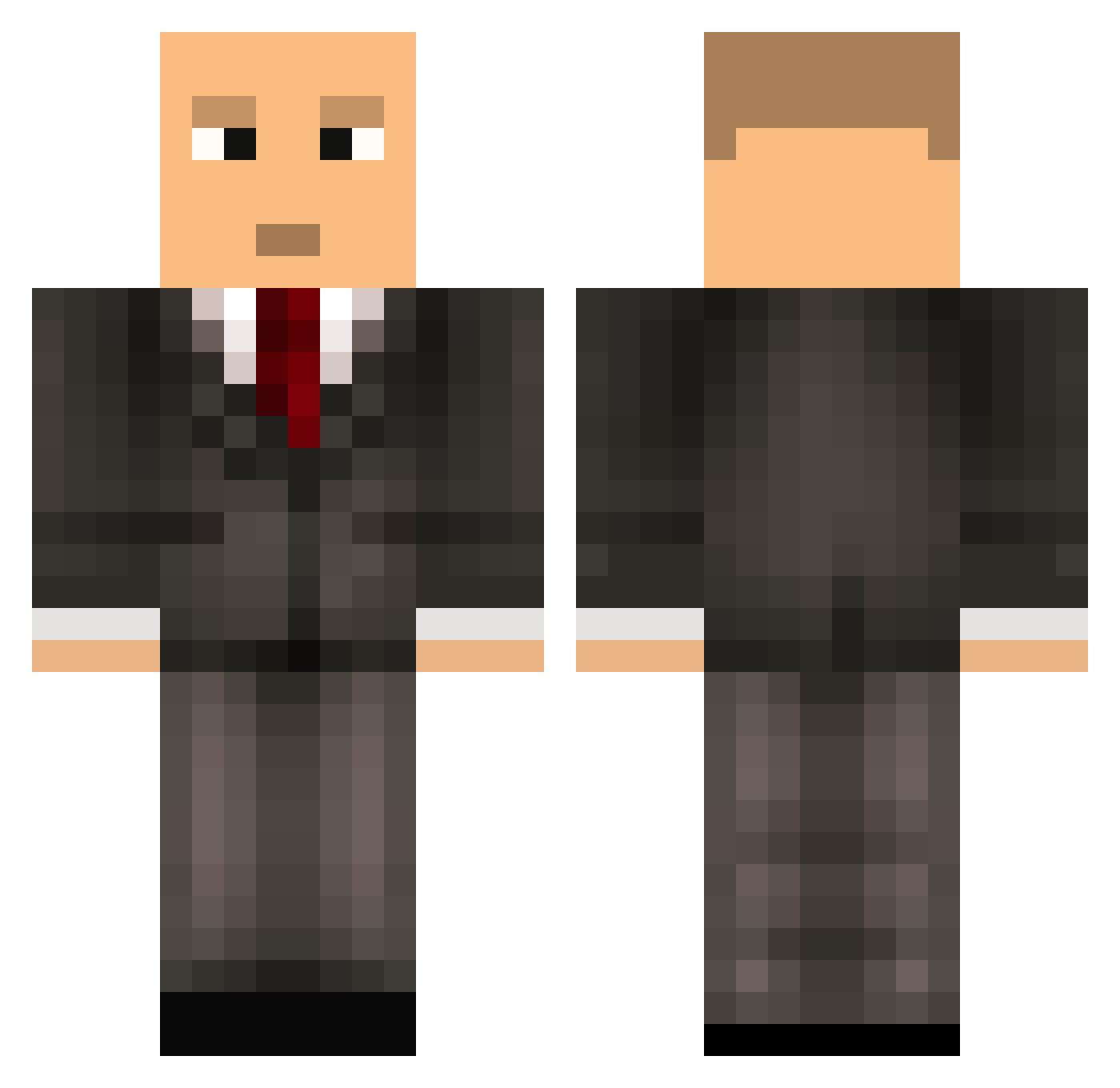 Extazzyy_New Minecraft skin, front and back view