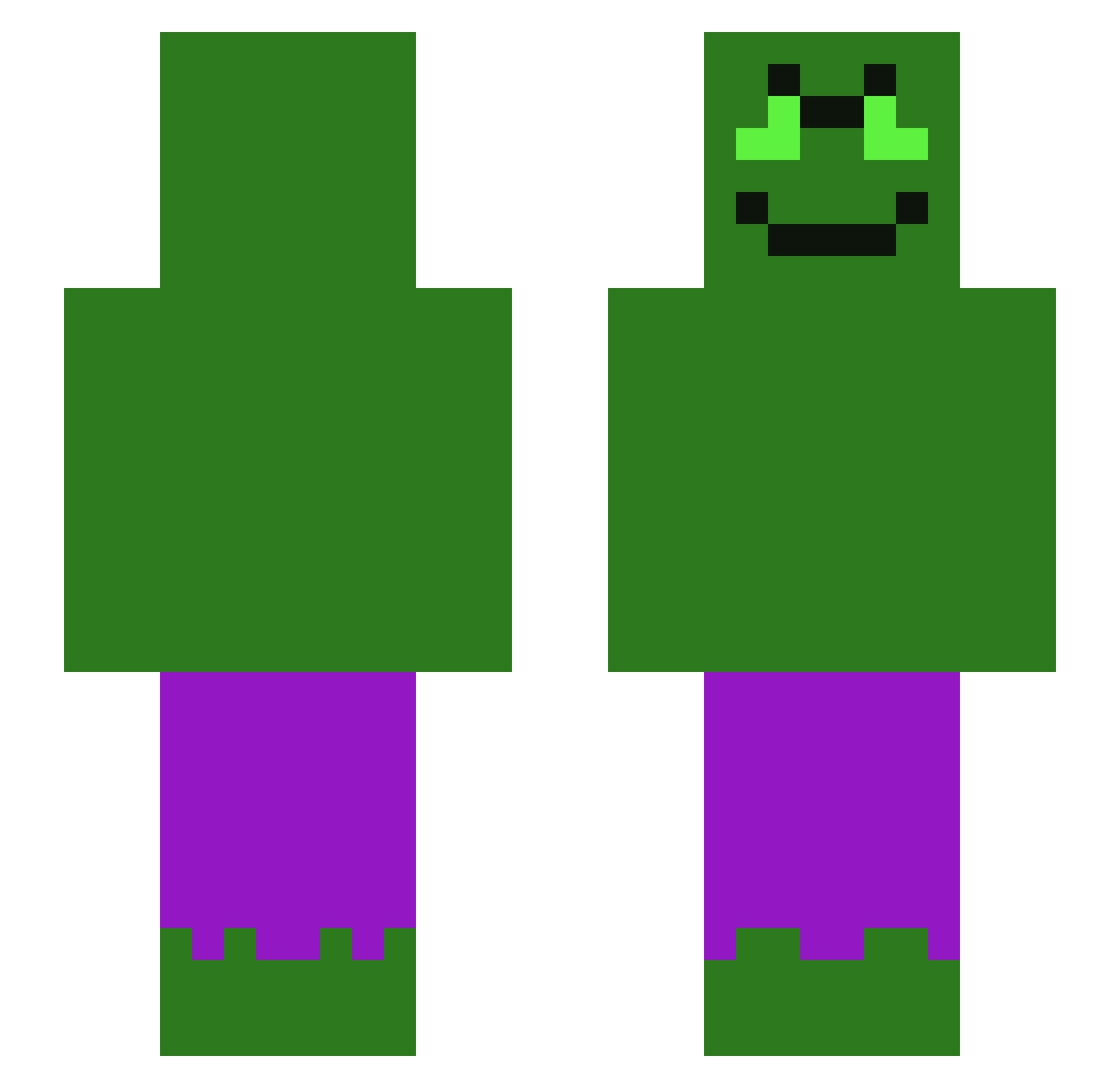 JonJon___ Minecraft skin, front and back view