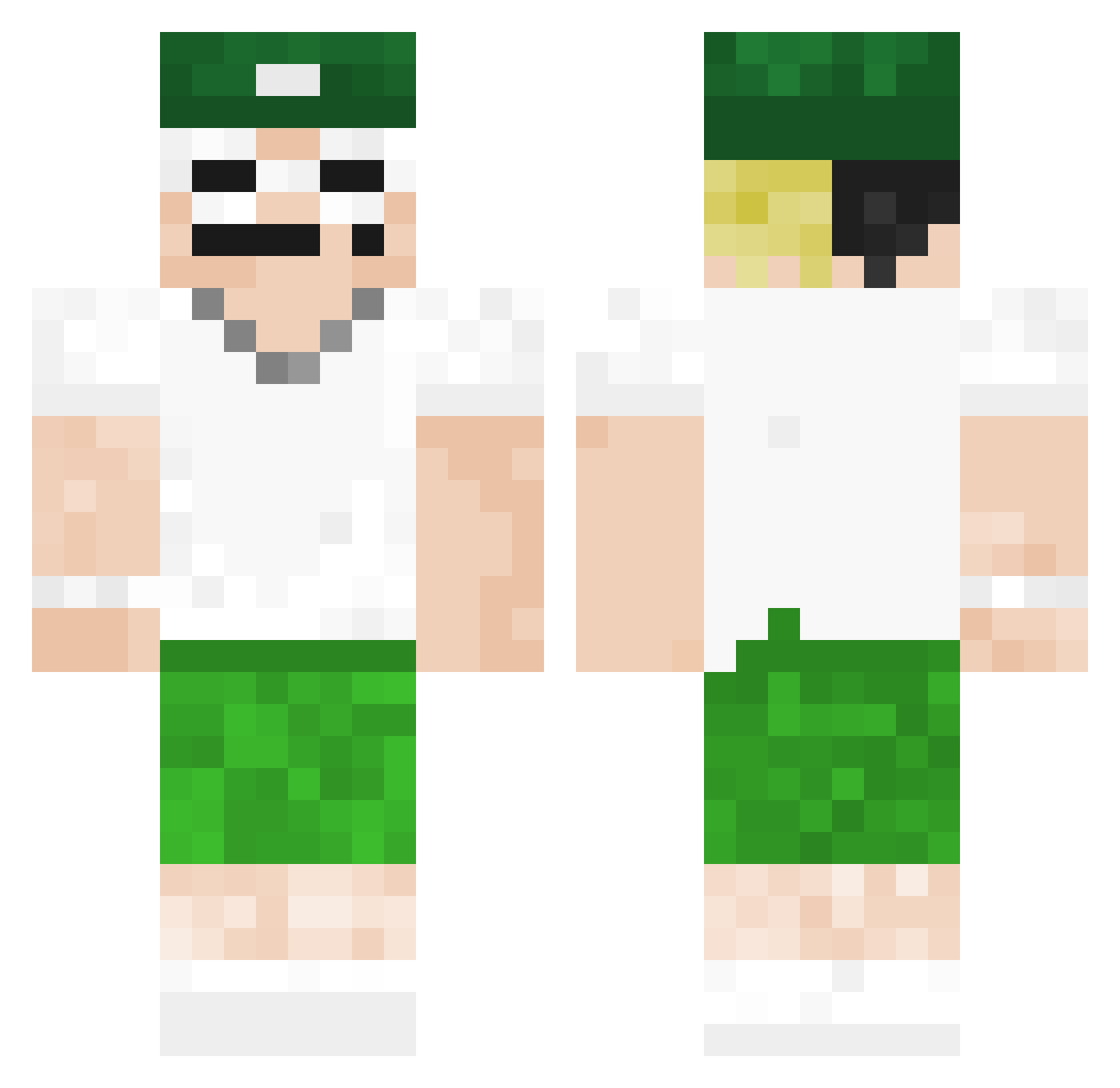 Ryx_97 Minecraft skin, front and back view