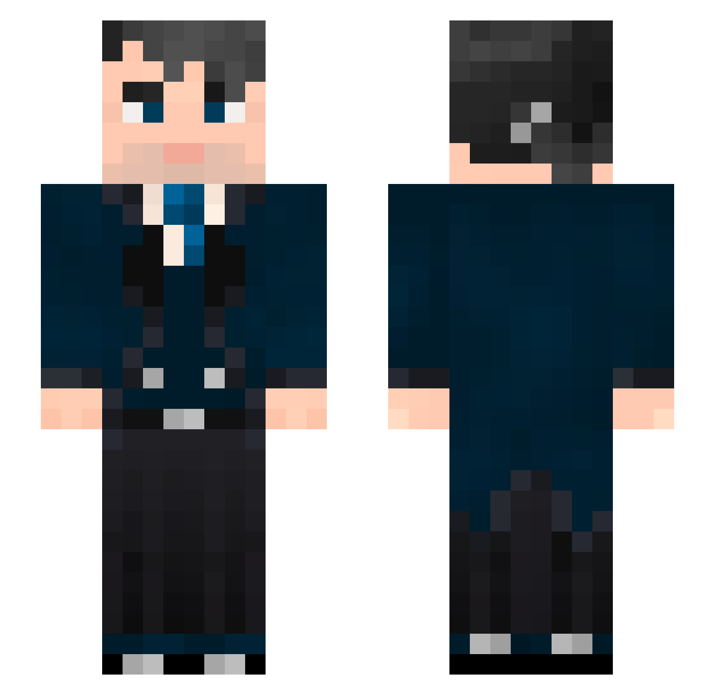 Father_Talbot Minecraft skin, front and back view