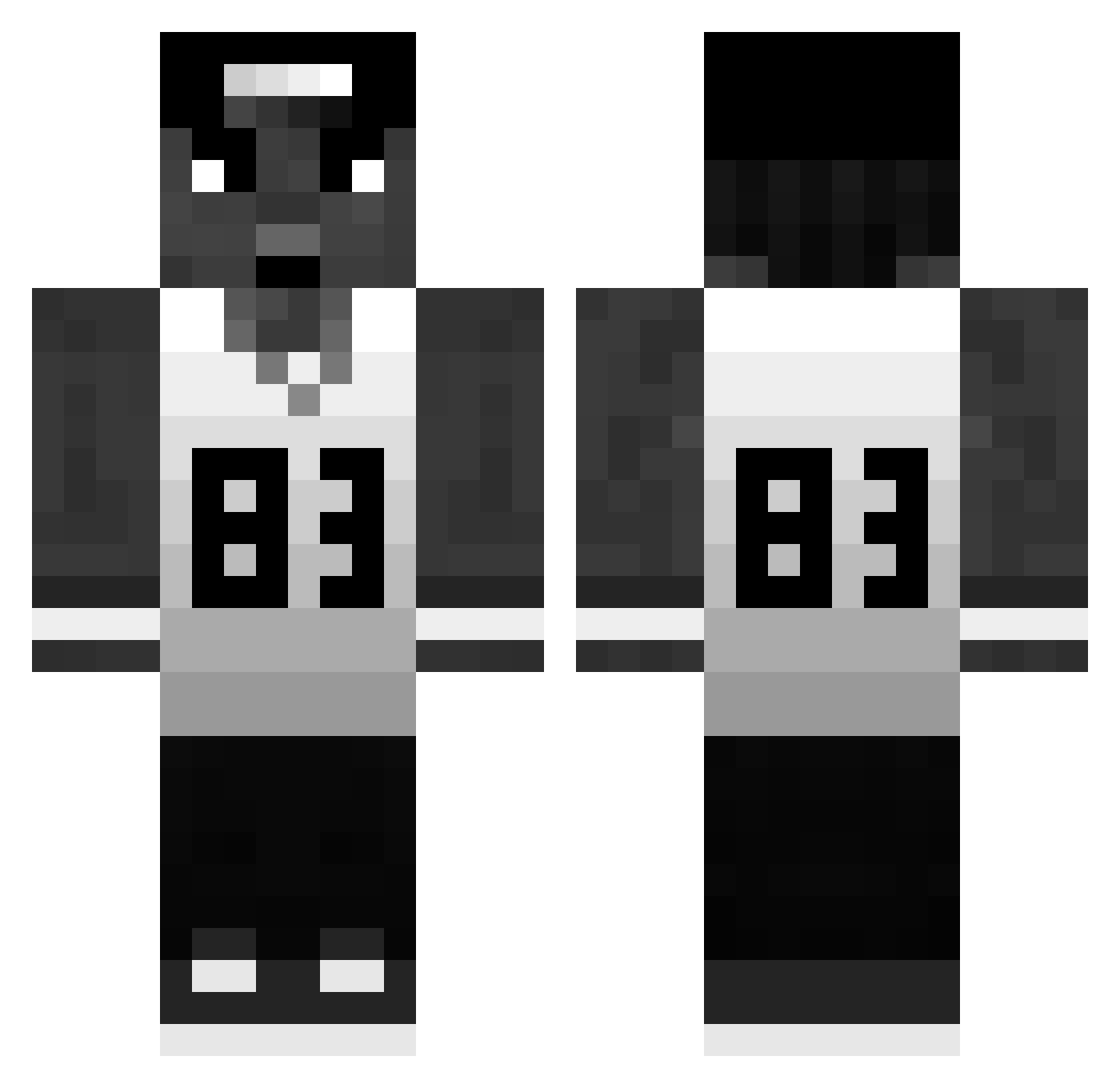 HitsLikeBetrugo Minecraft skin, front and back view
