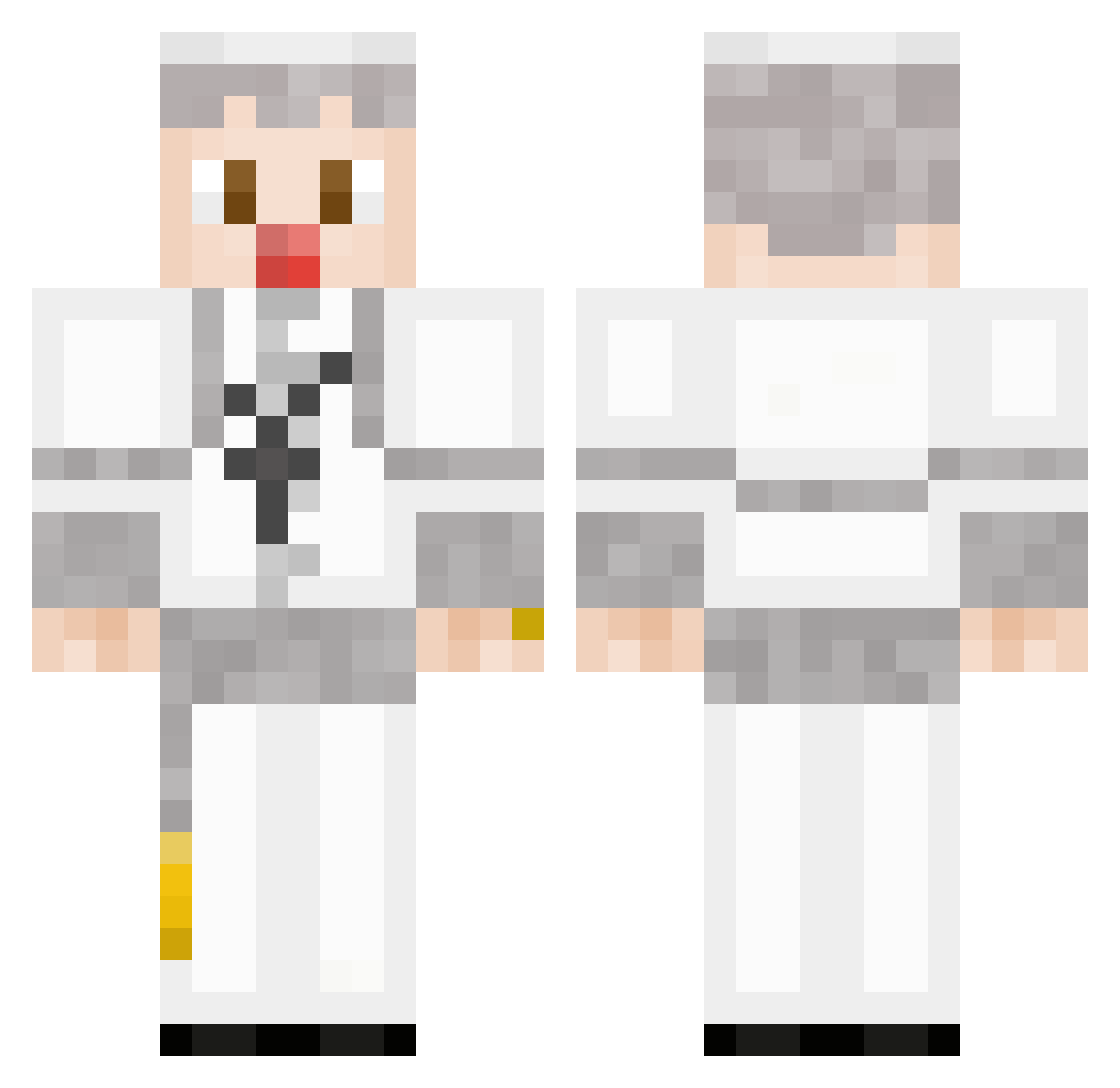 IG_DAWIDNS Minecraft skin, front and back view