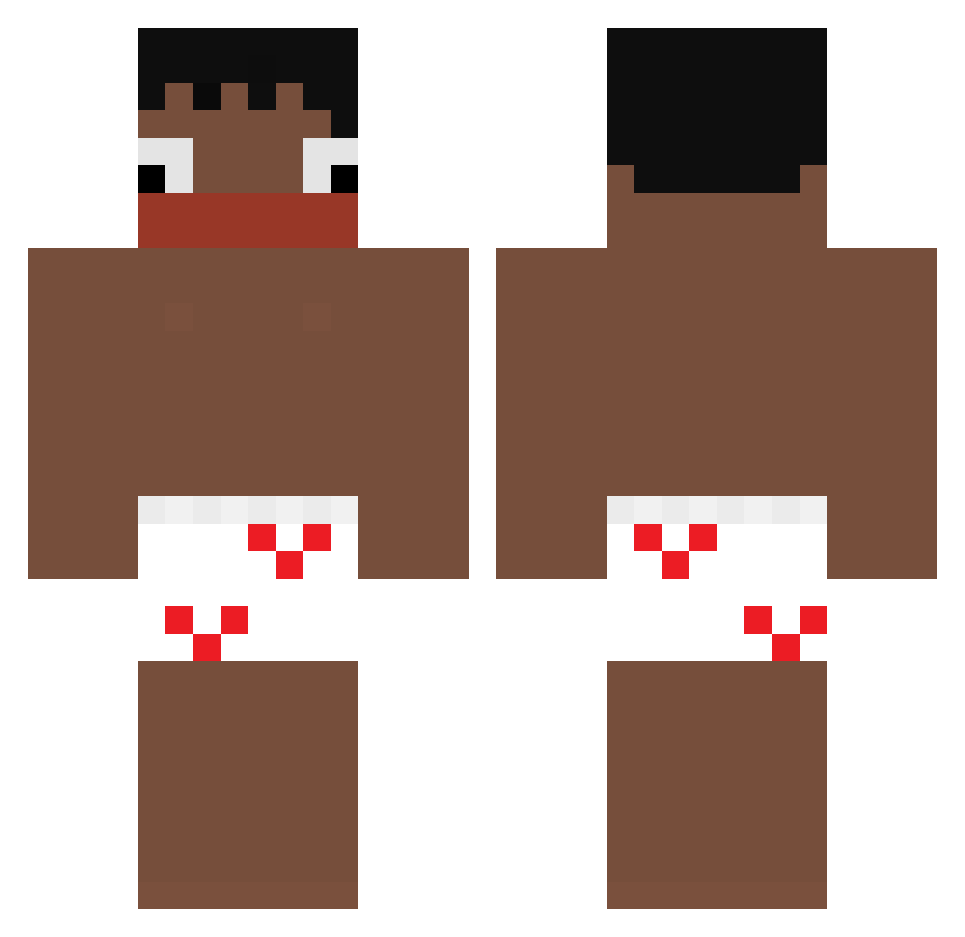 ggurke1 Minecraft skin, front and back view