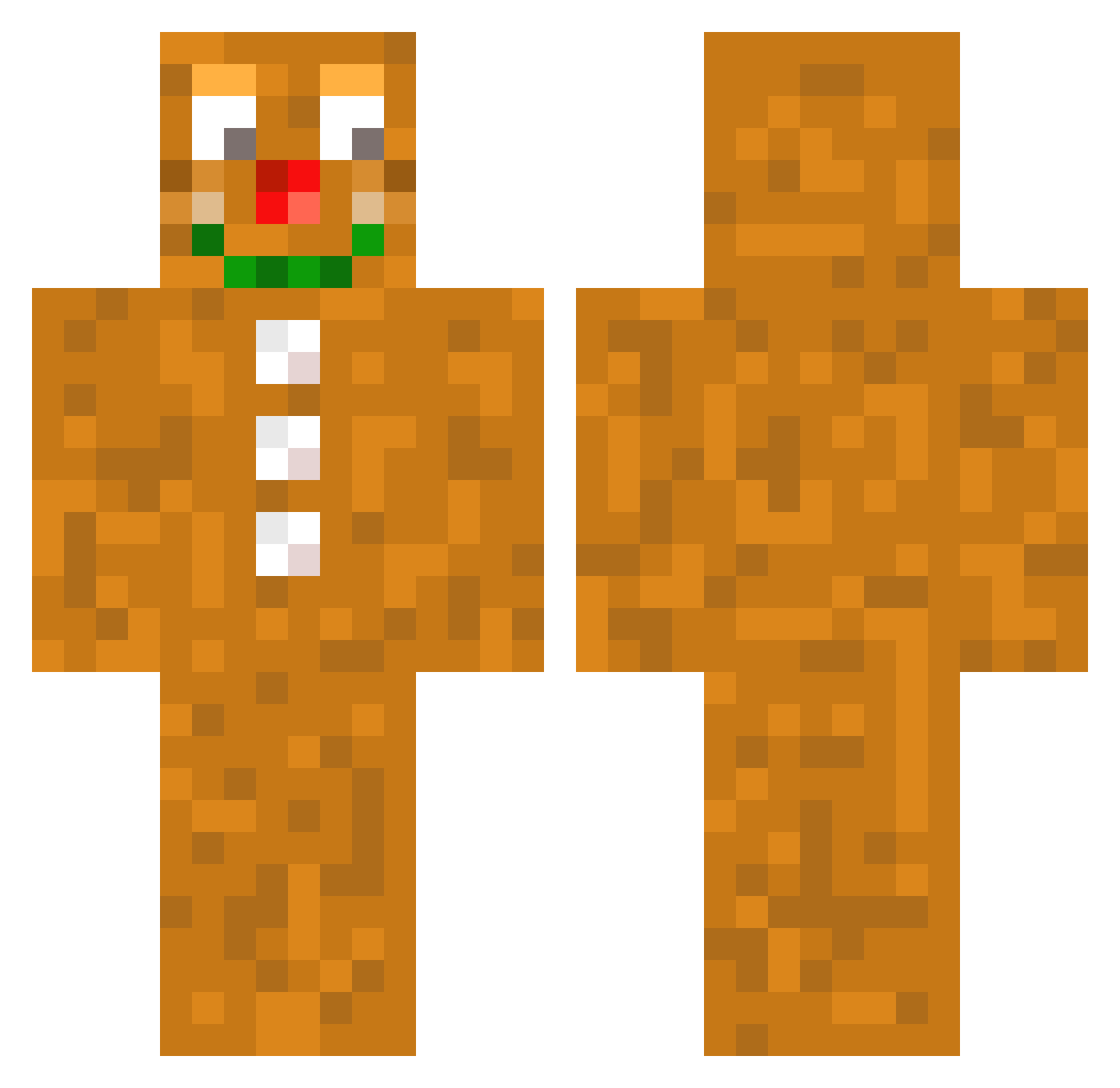 ArneFurseth Minecraft skin, front and back view