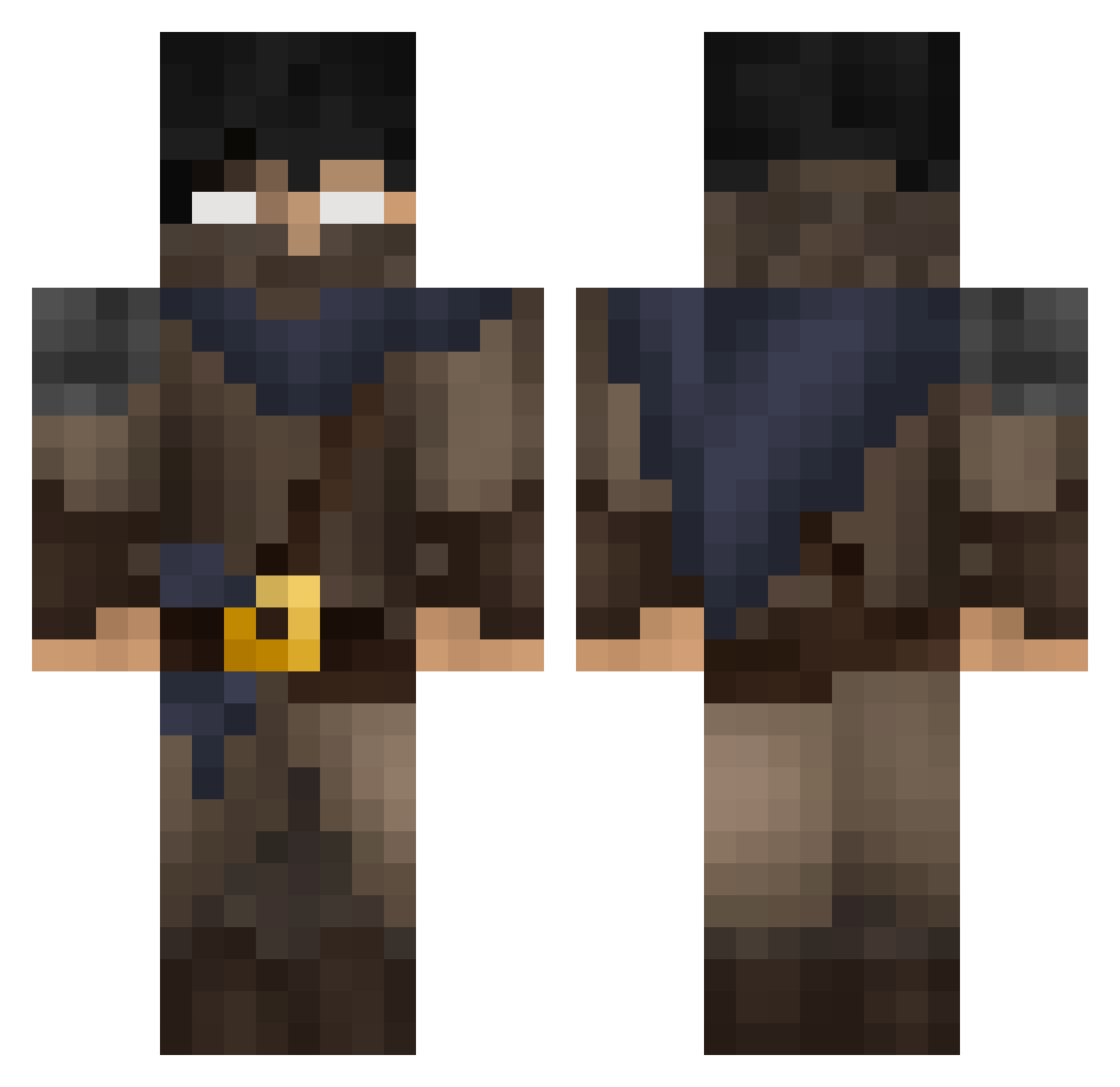 joaobictor00 Minecraft skin, front and back view