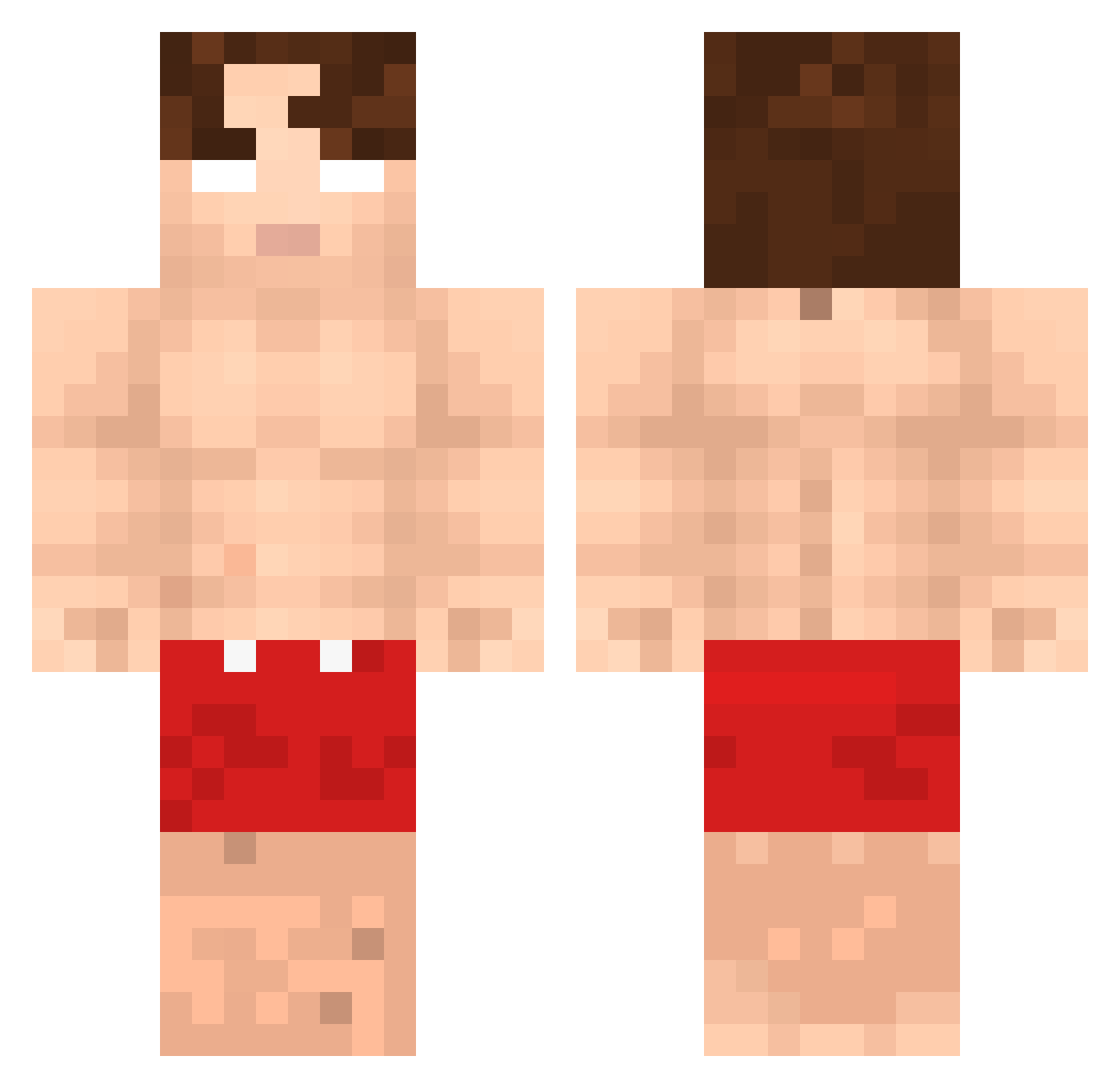 Watt_Break Minecraft skin, front and back view