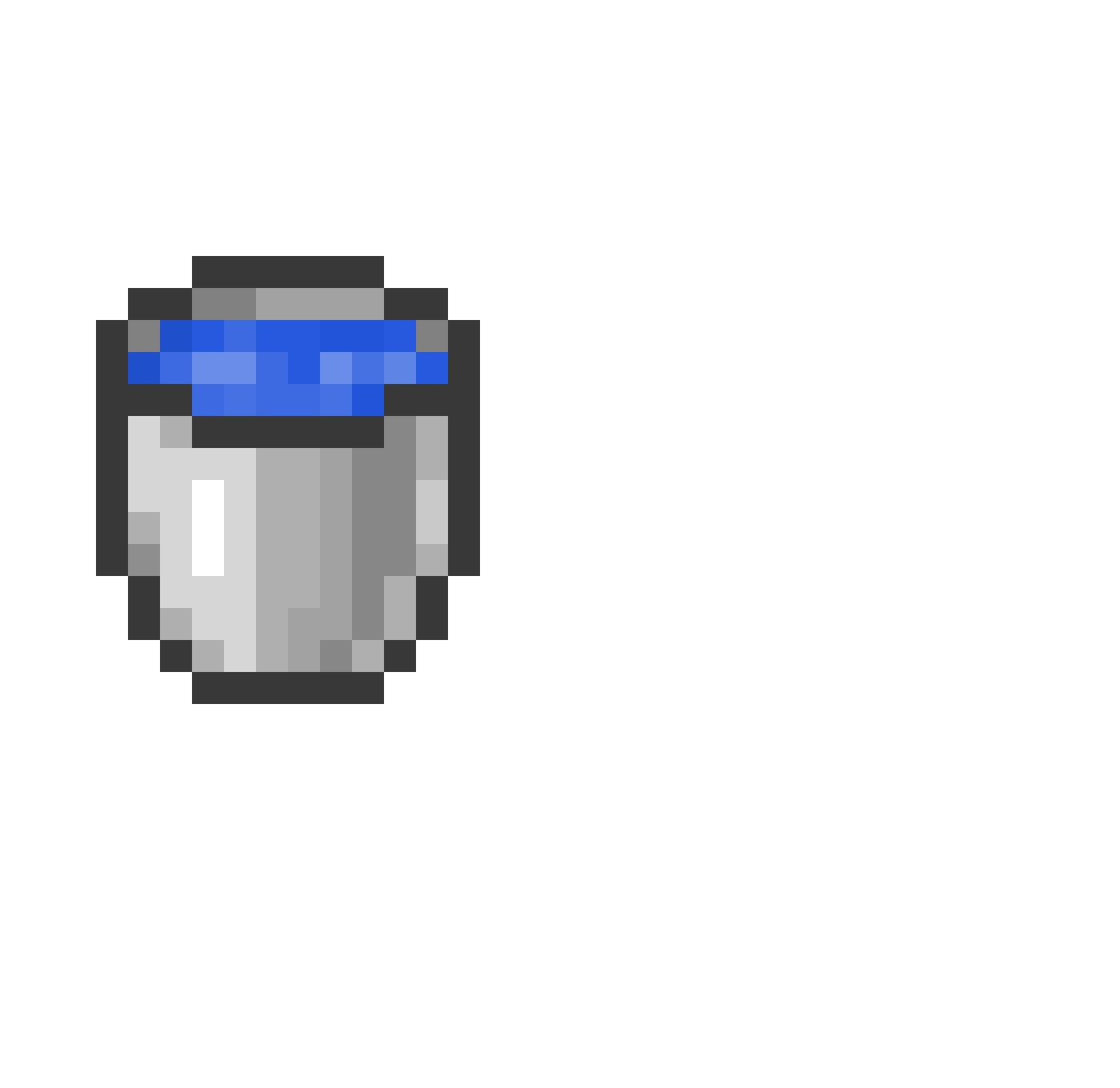 WatreBucket Minecraft skin, front and back view