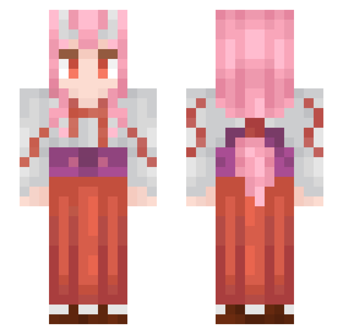 _TyGuy_ Minecraft skin, front and back view