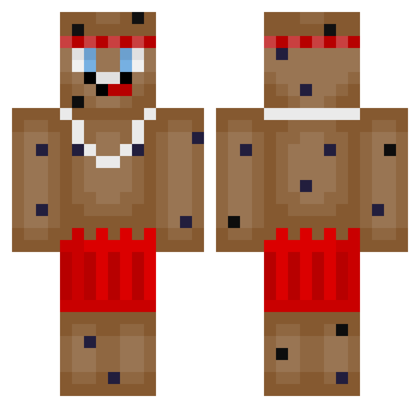TTV_Mufinator1 Minecraft skin, front and back view