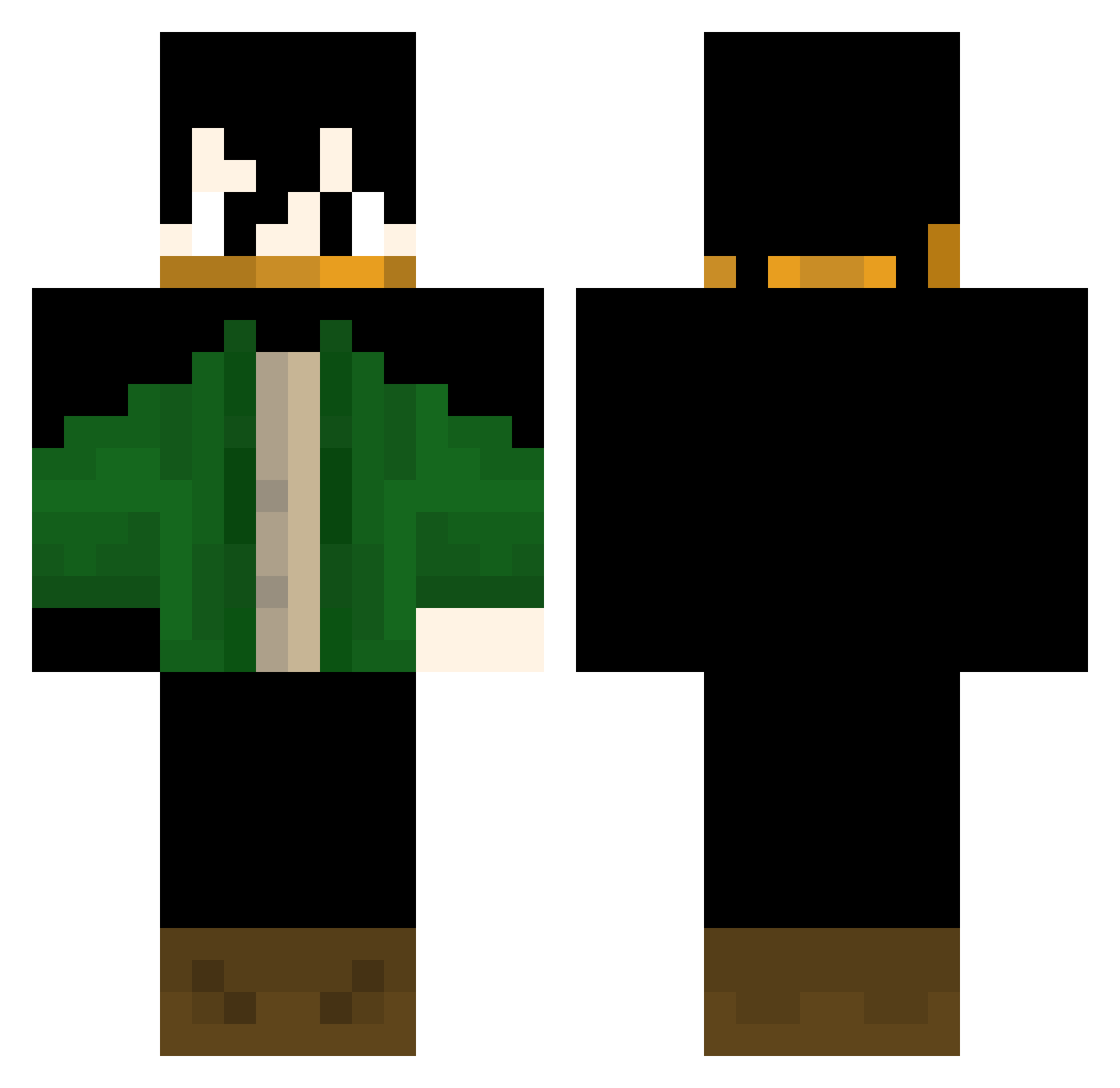 yuyurin_18 Minecraft skin, front and back view