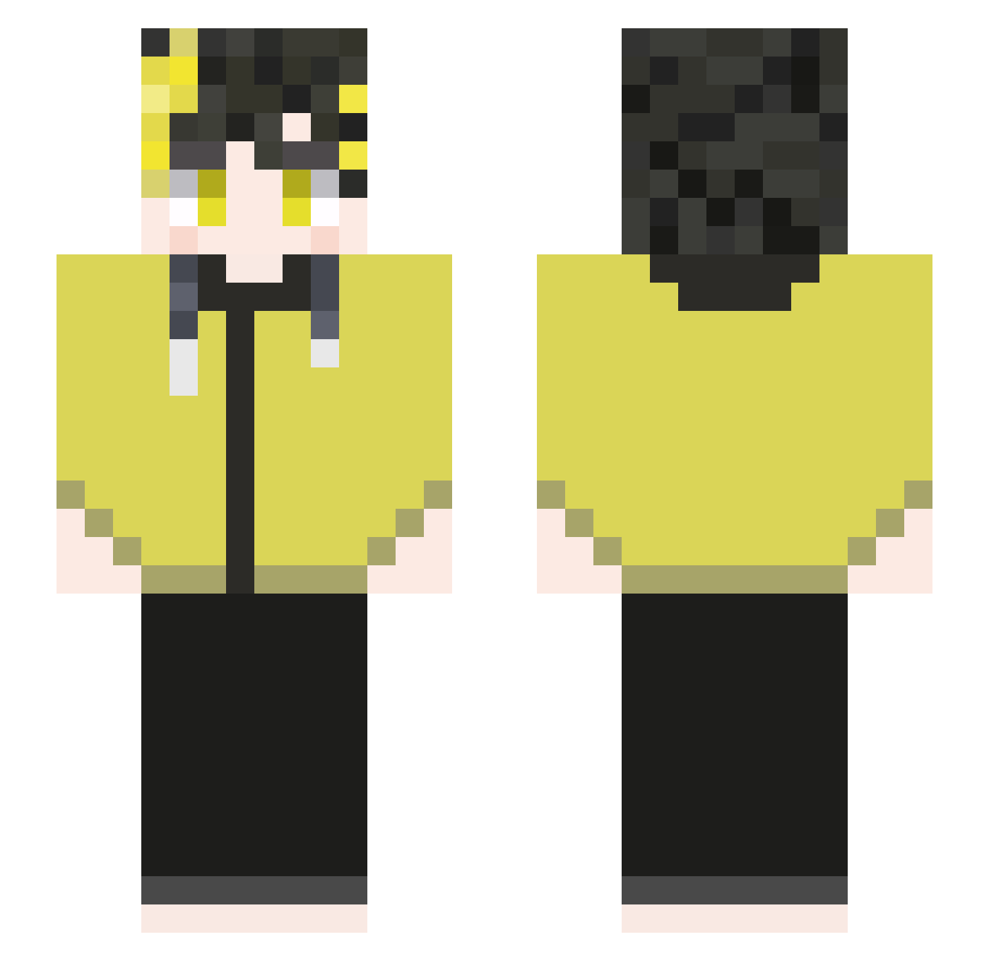 pokky_teru_ Minecraft skin, front and back view