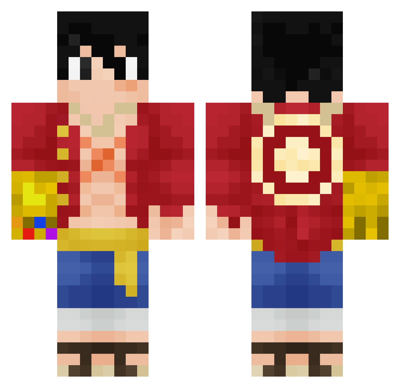 TRAVIS_SC00T Minecraft skin, front and back view