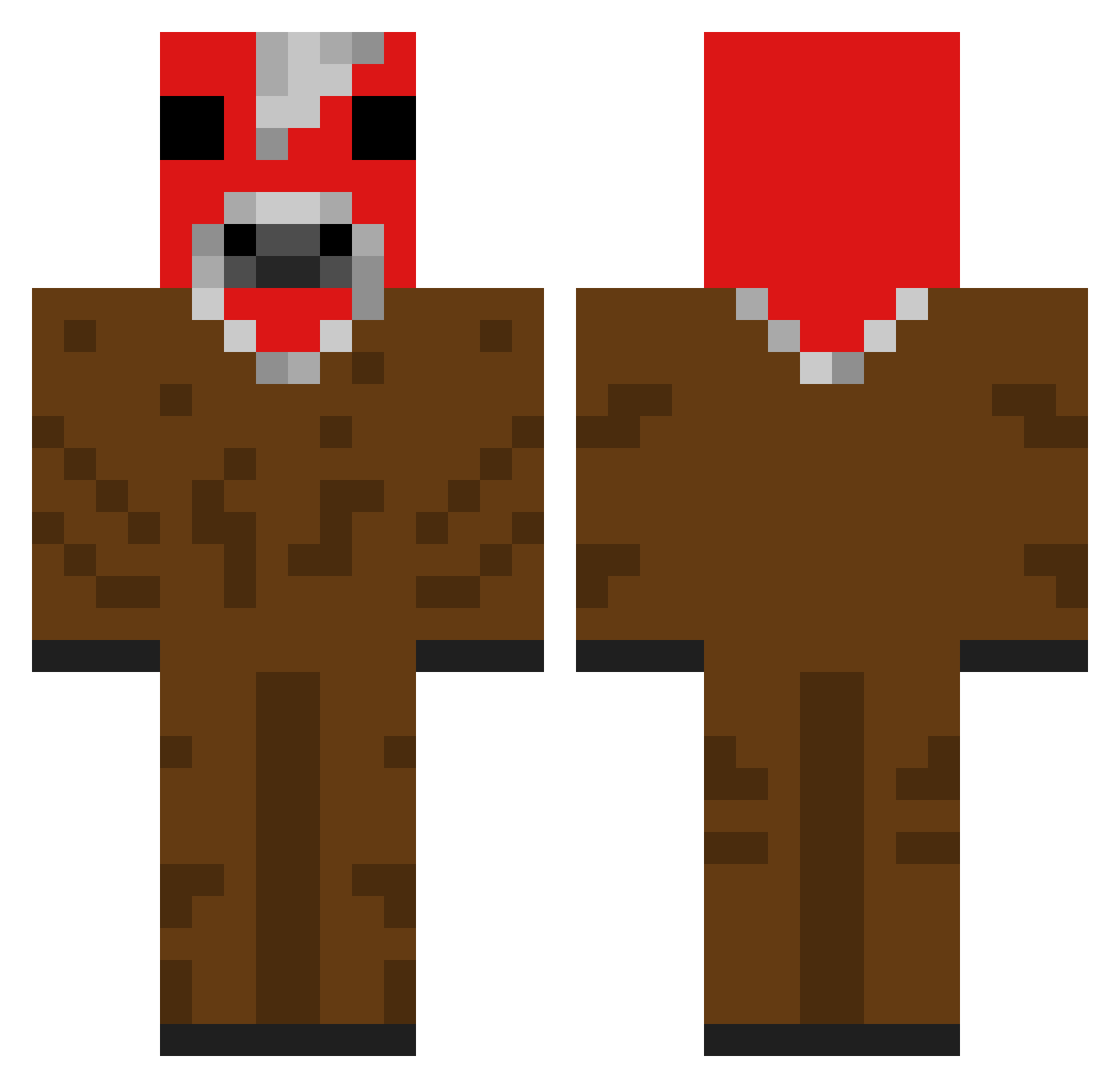 silli_dilli Minecraft skin, front and back view