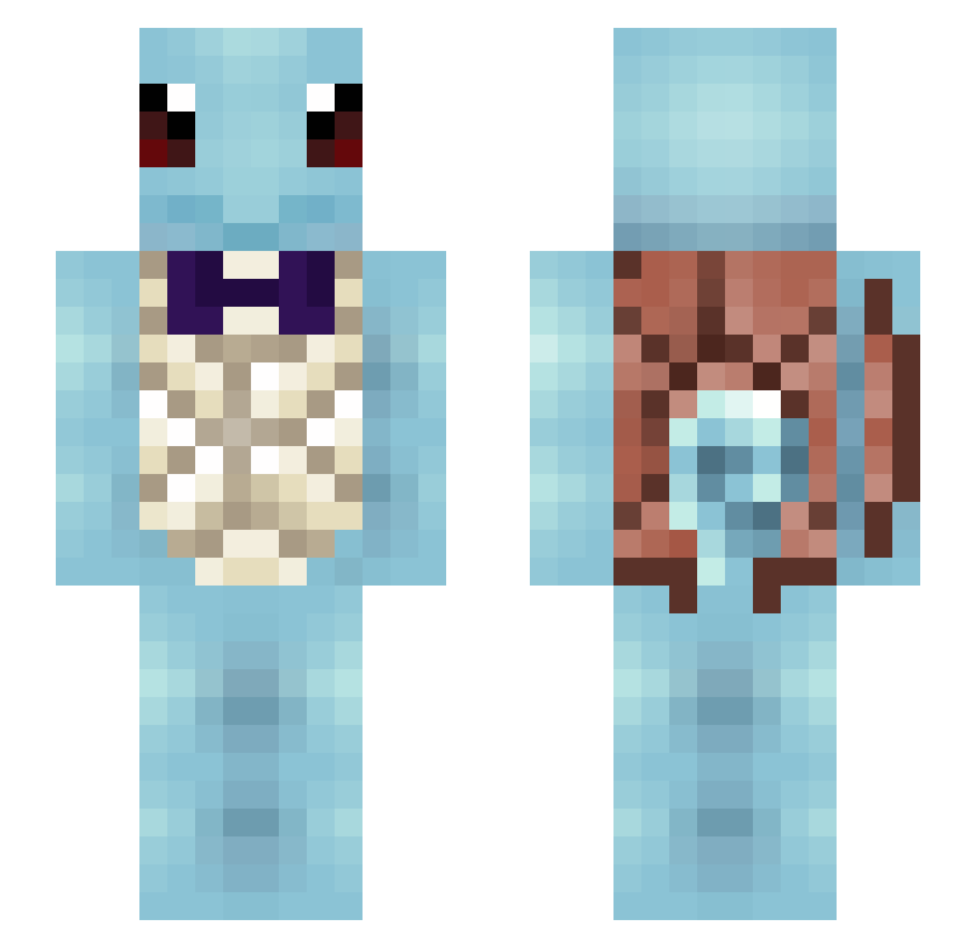 zemly_m Minecraft skin, front and back view
