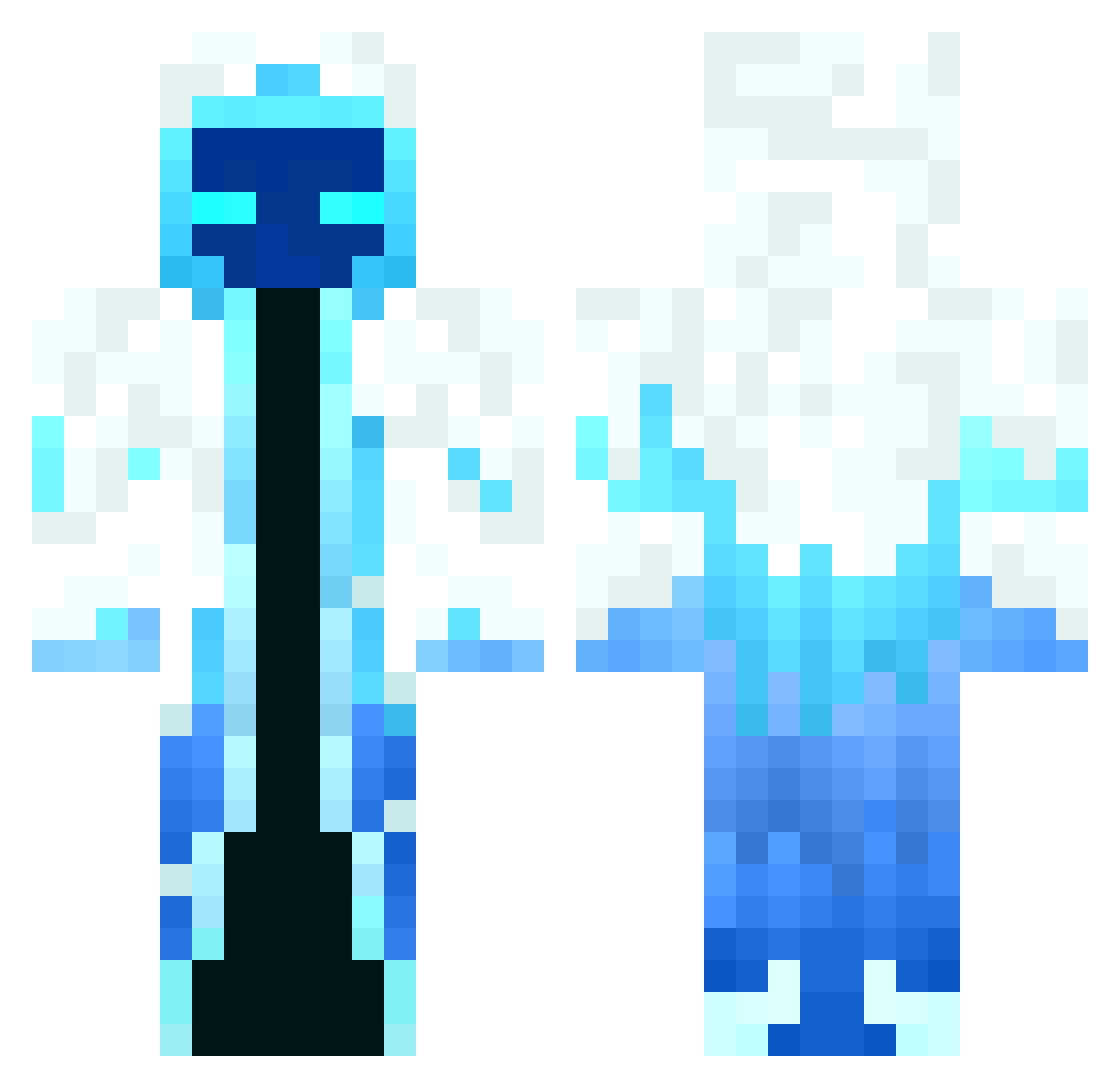morelekene - ice mage Minecraft skin